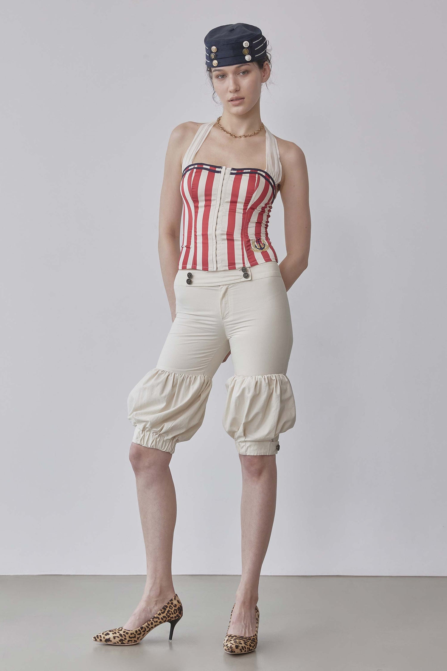 Balloon Capri Pants Raw