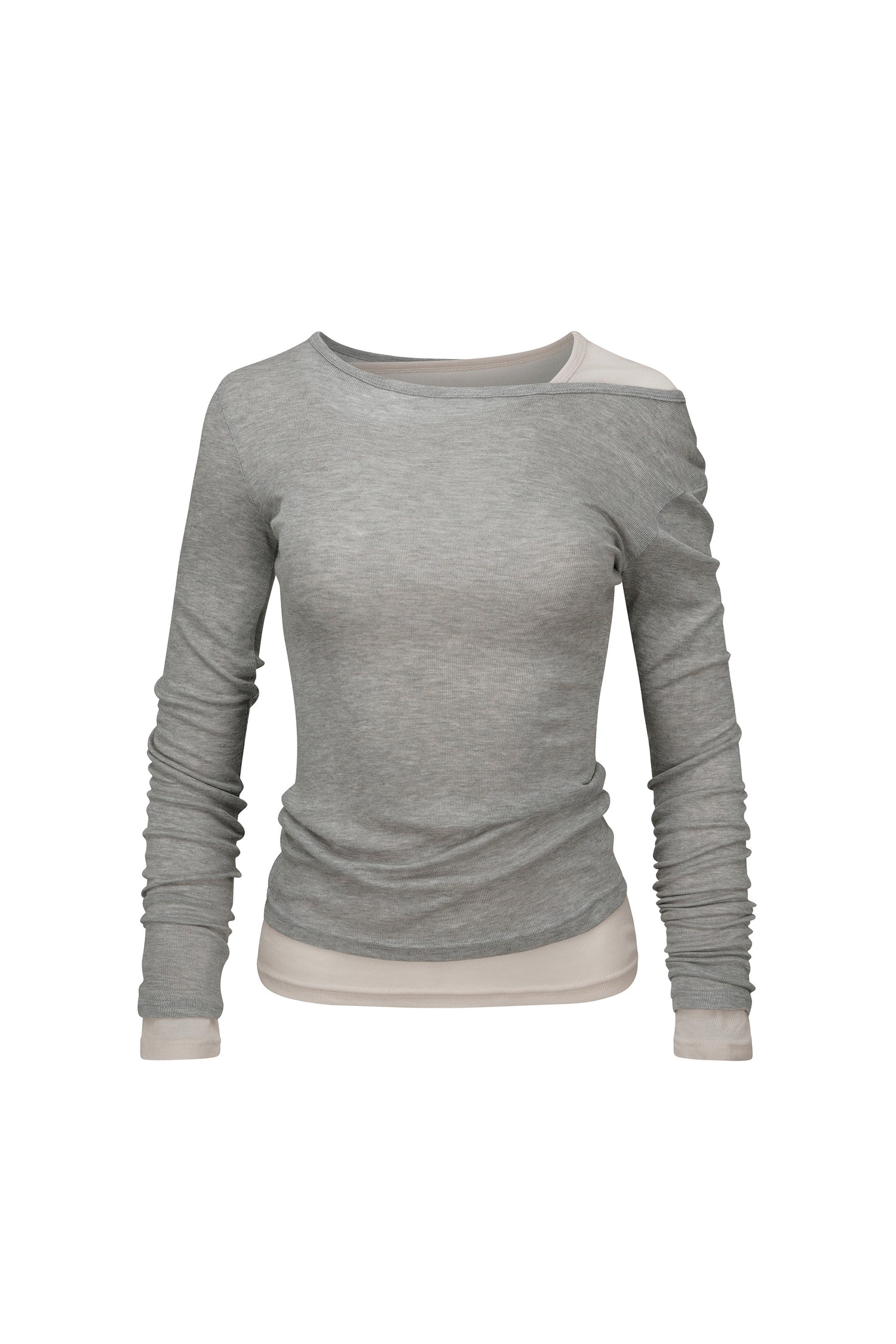 My Go To Tencel Tee Melange Gray