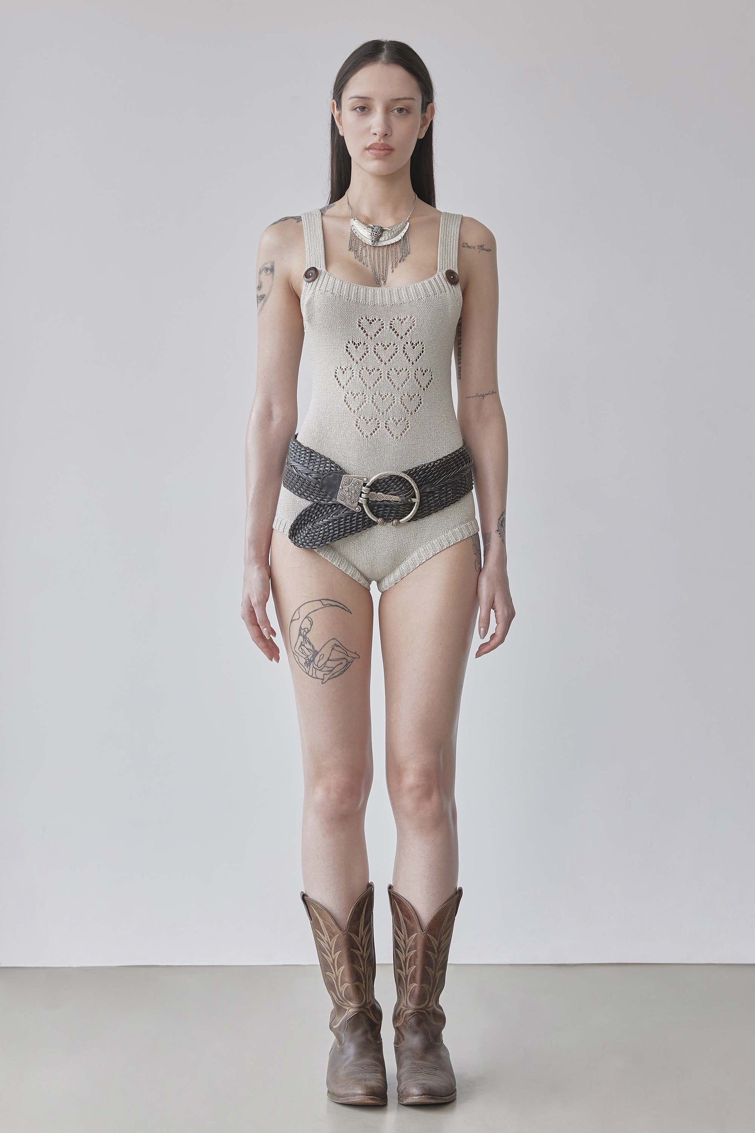 Overalls Knitted Bodysuit Raw