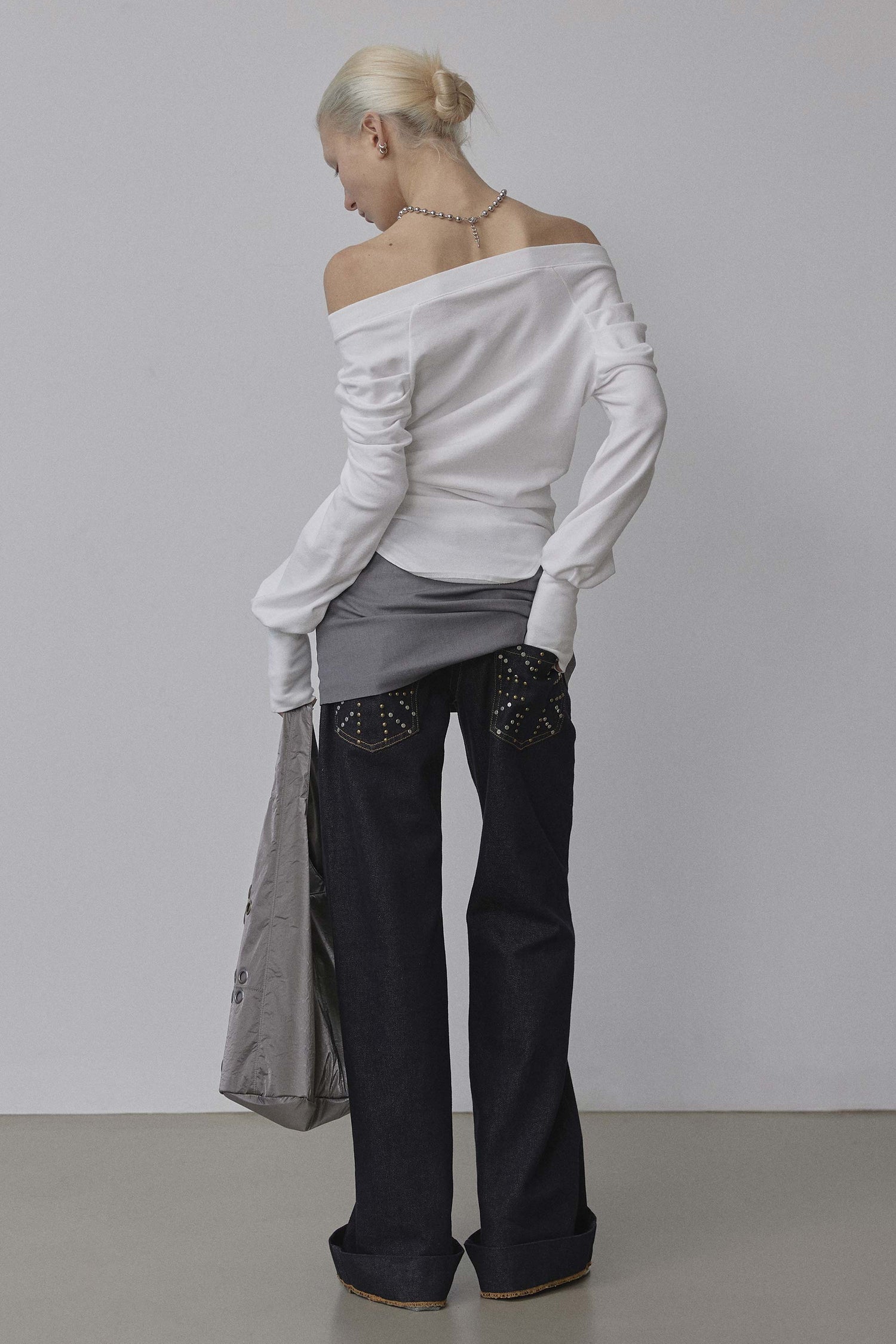 Princess Off-Shoulder Tee White