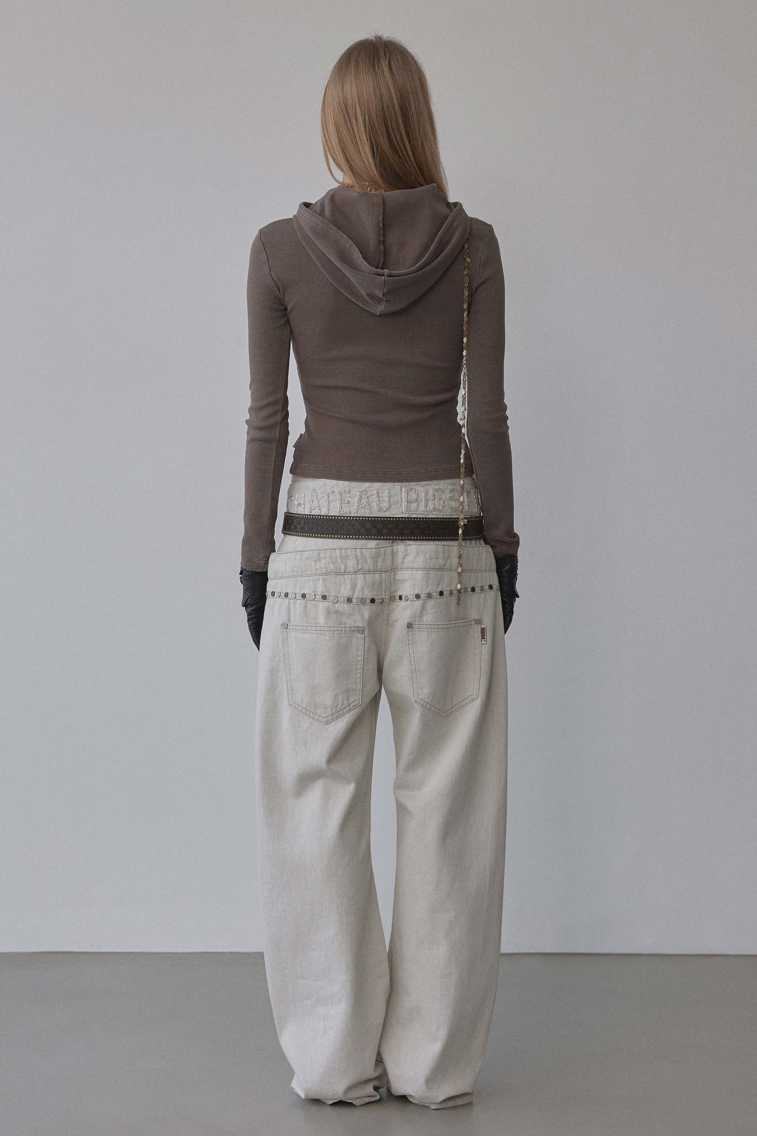 Archive Pigment Hoodie Tee Dusty Brown