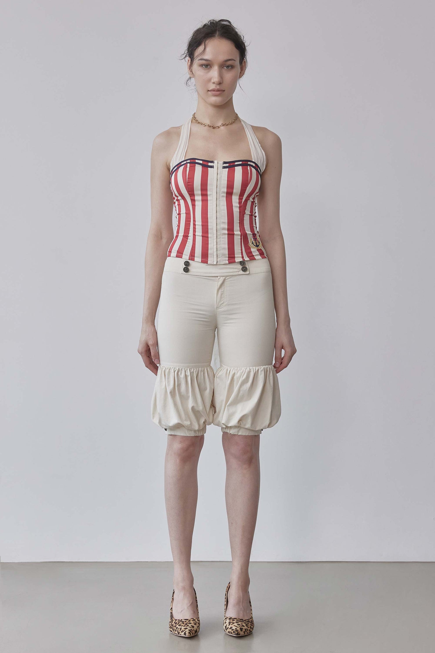 Balloon Capri Pants Raw