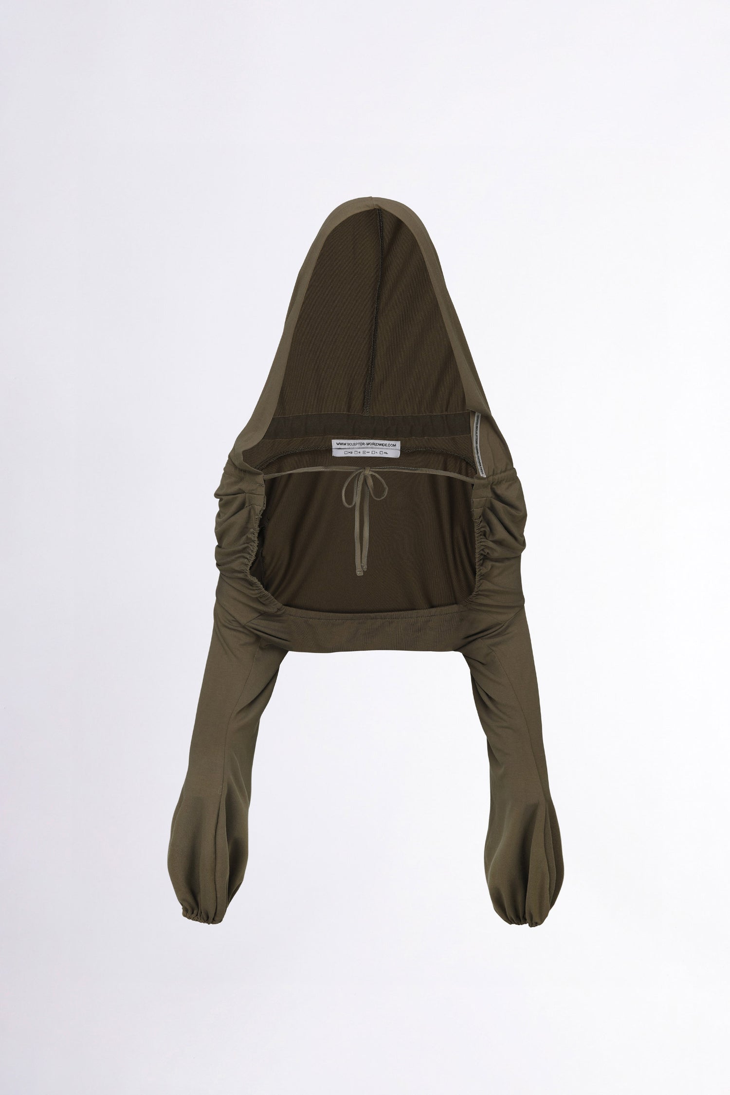 Jersey Priest Hoodie Bolero Khaki