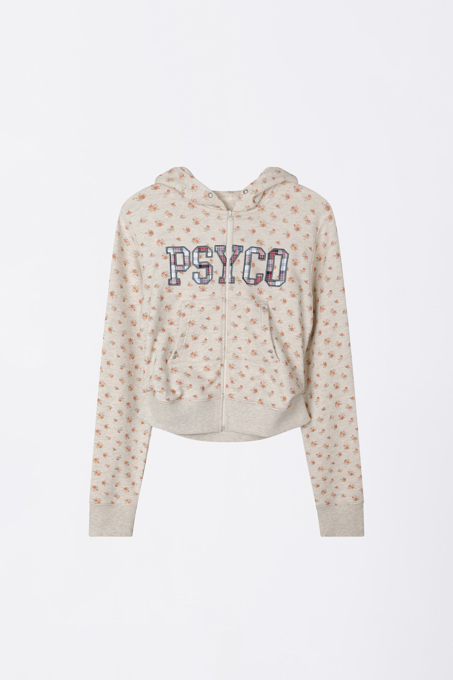 Cottage Zip-Up Hoodie Flower