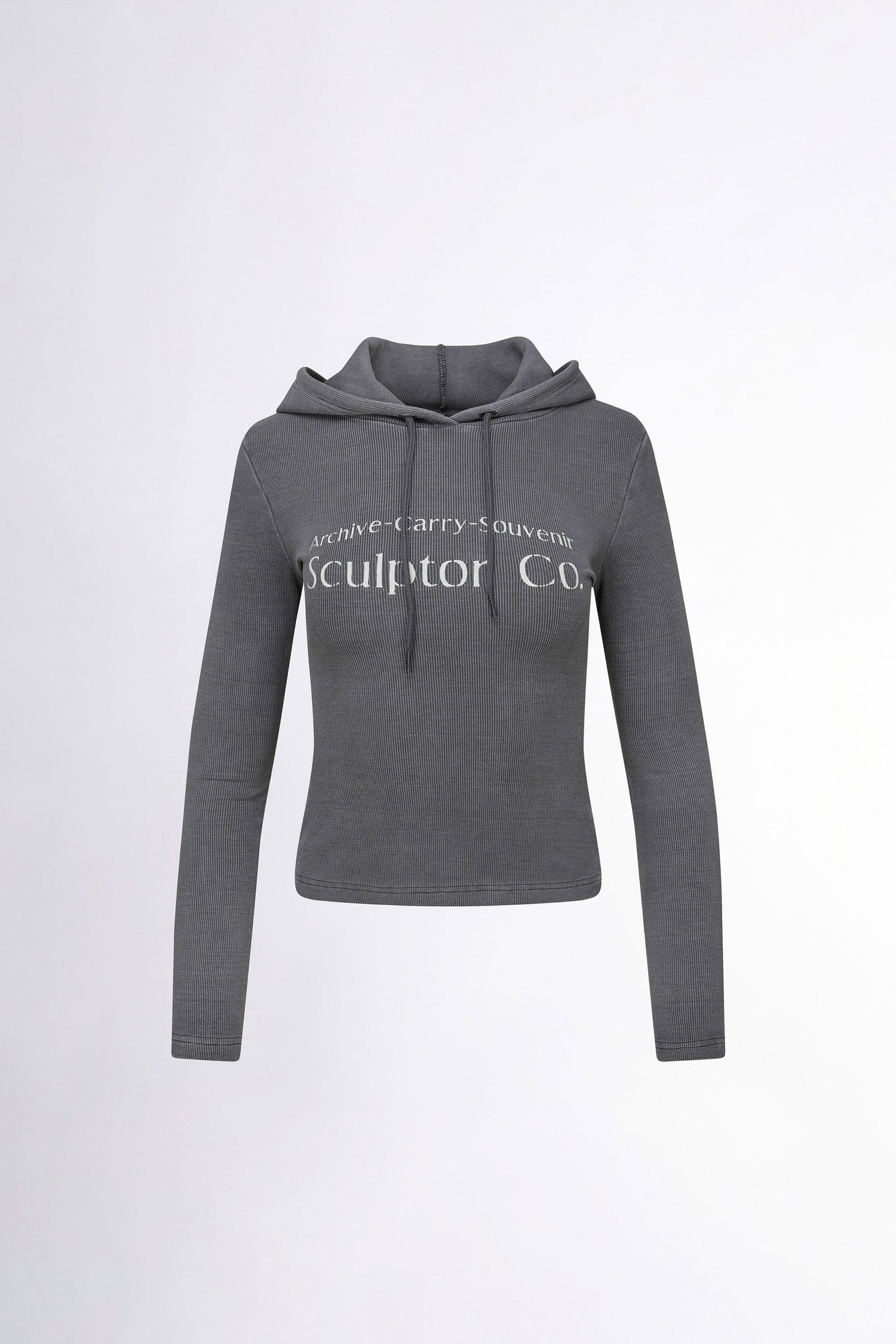 Archive Pigment Hoodie Tee Dusty Charcoal