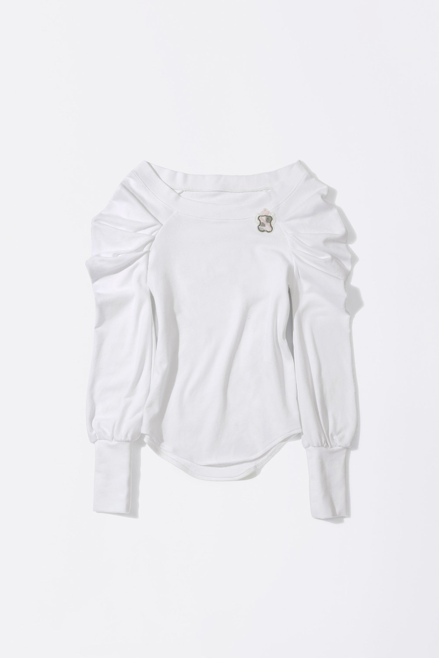 Princess Off-Shoulder Tee White