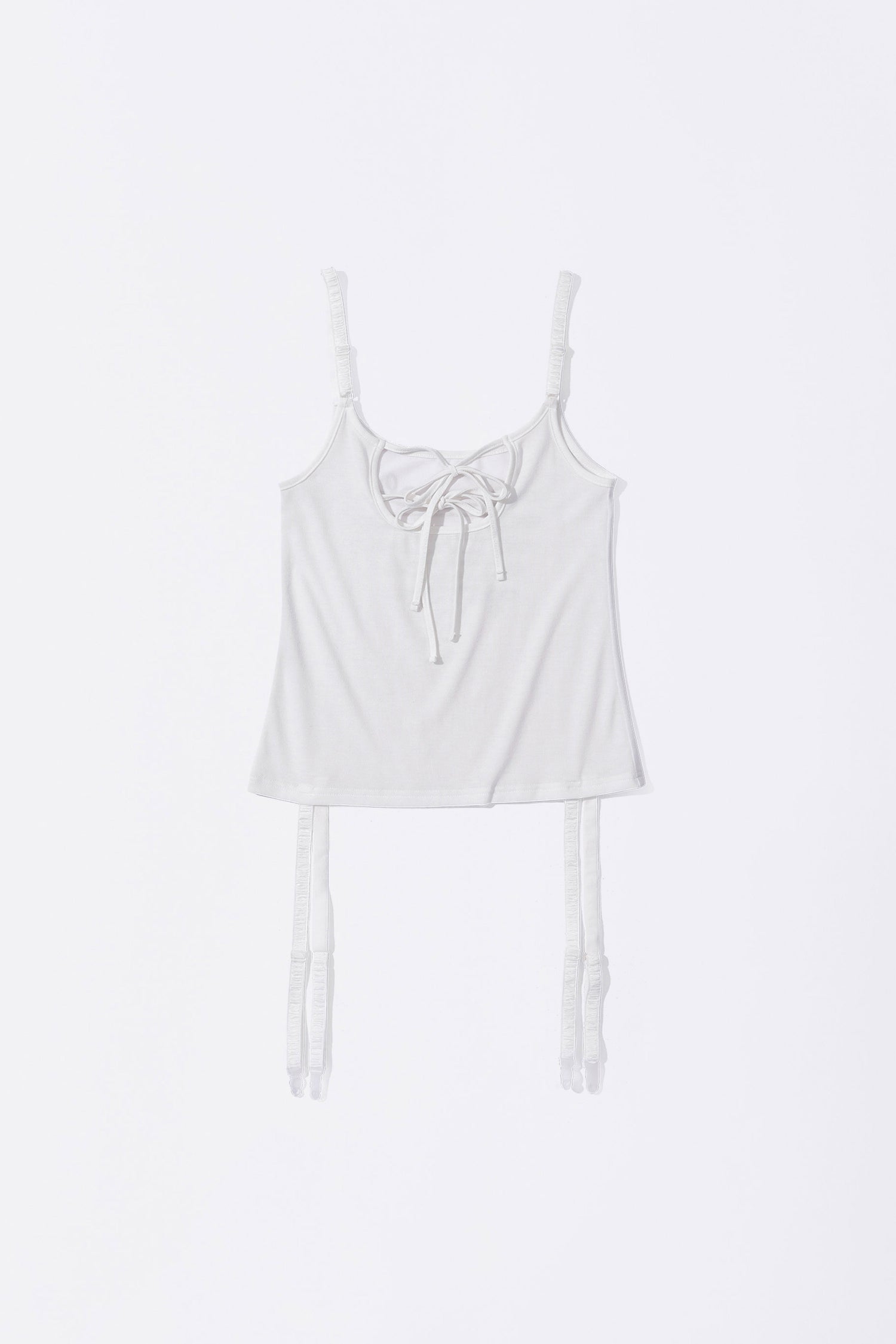 Garter Reversible Top White