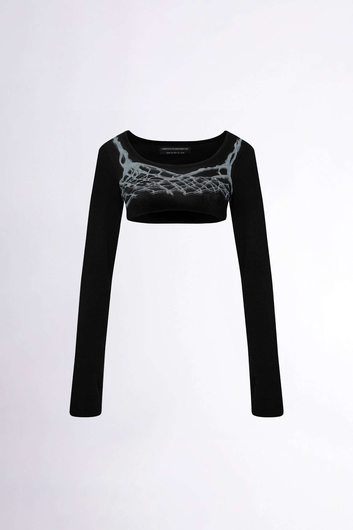 Micro Underboob Tee Black