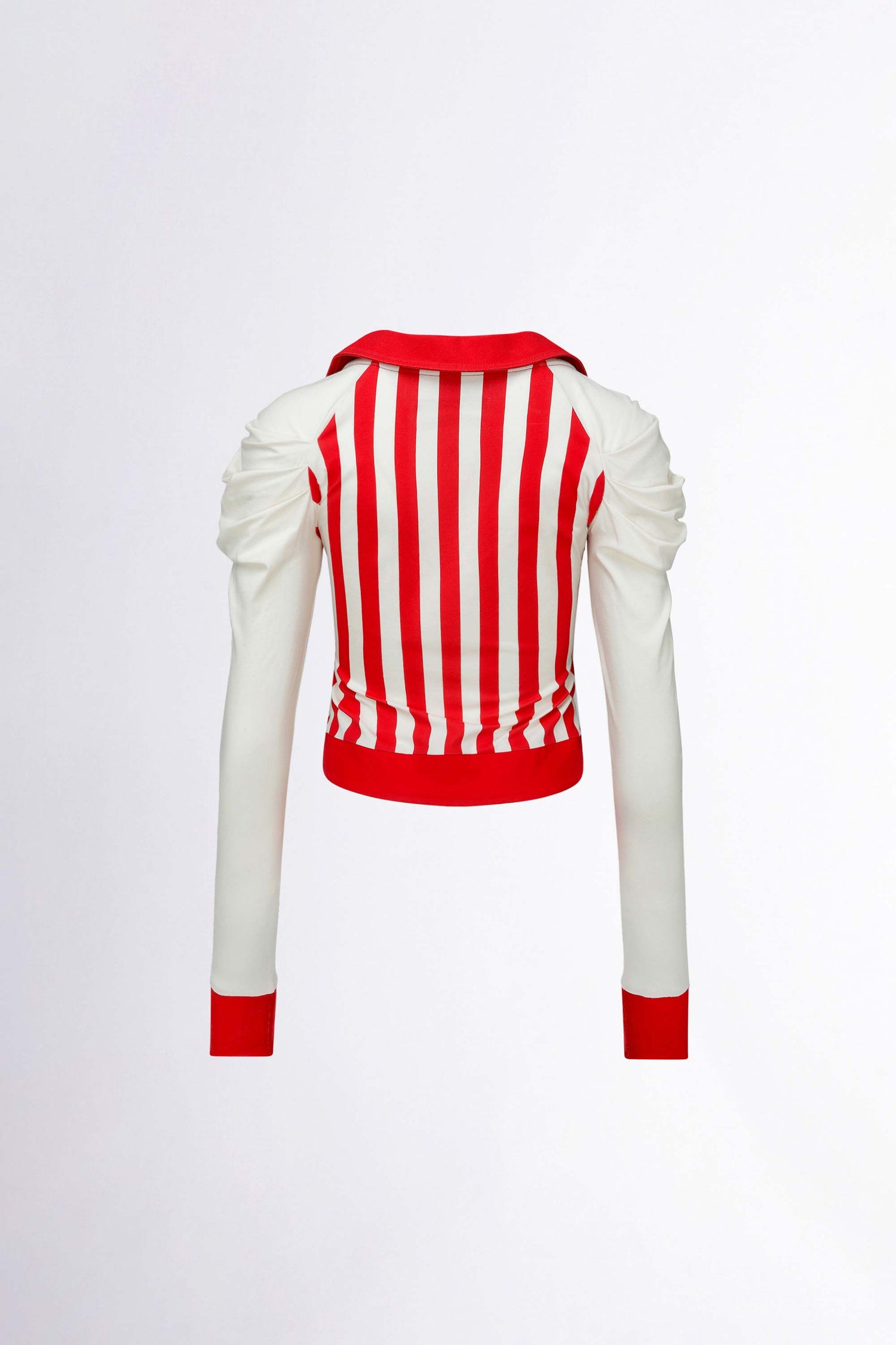 Good Girl Collar Tee Red Stripe