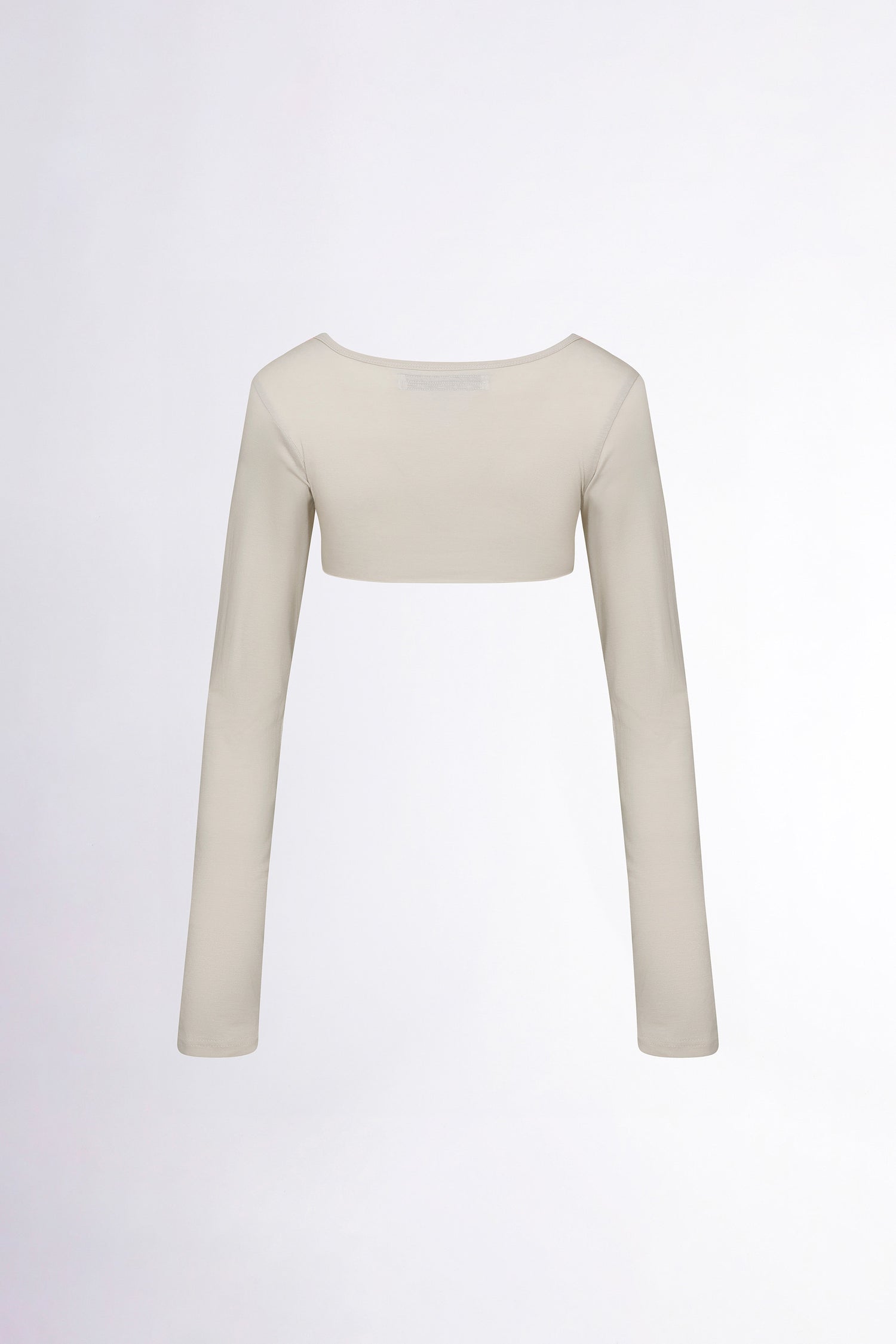 Micro Underboob Tee Beige