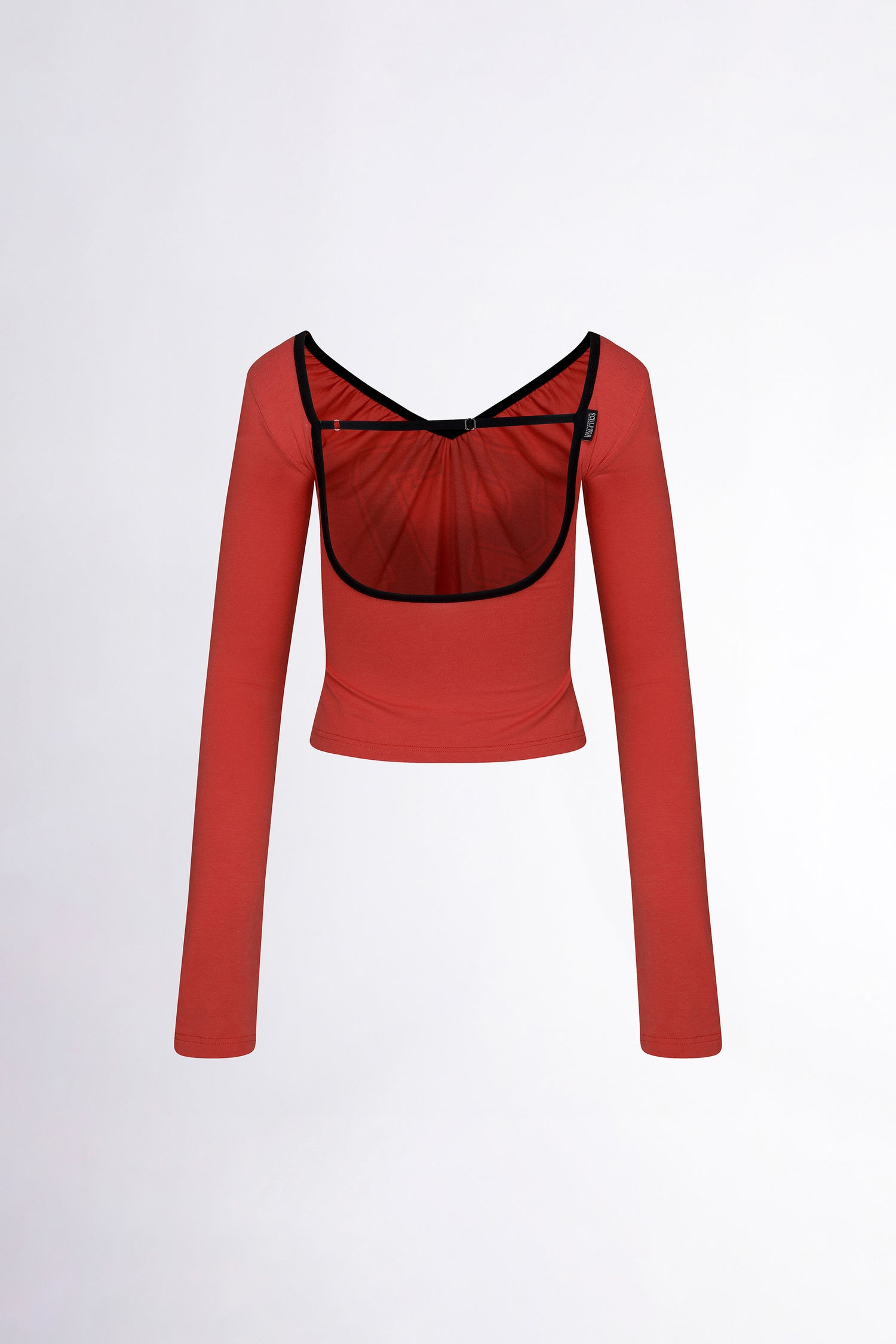 Scoop Back Strap Top Tomato