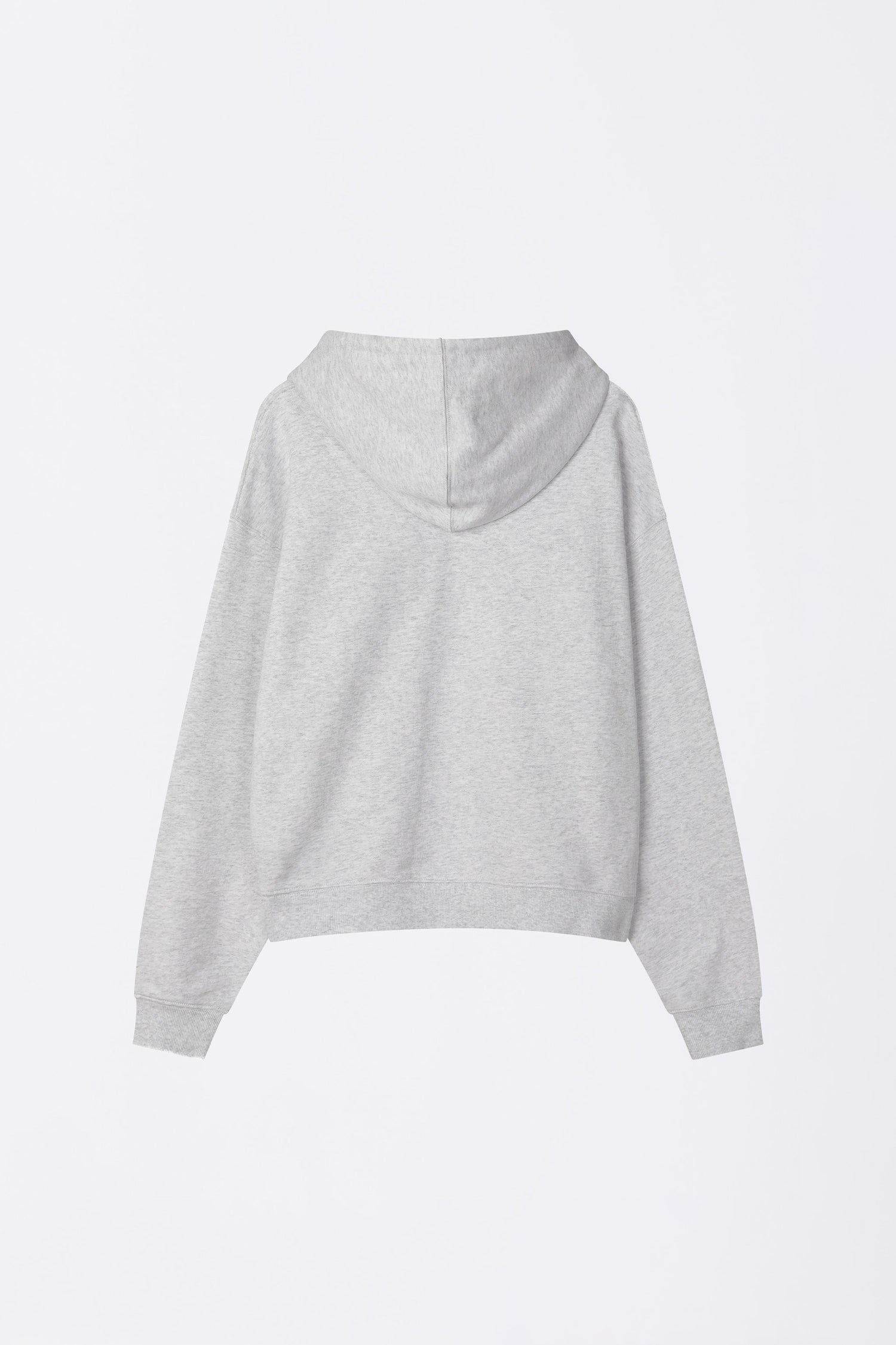 My Go To Hoodie Zip-Up White Melange