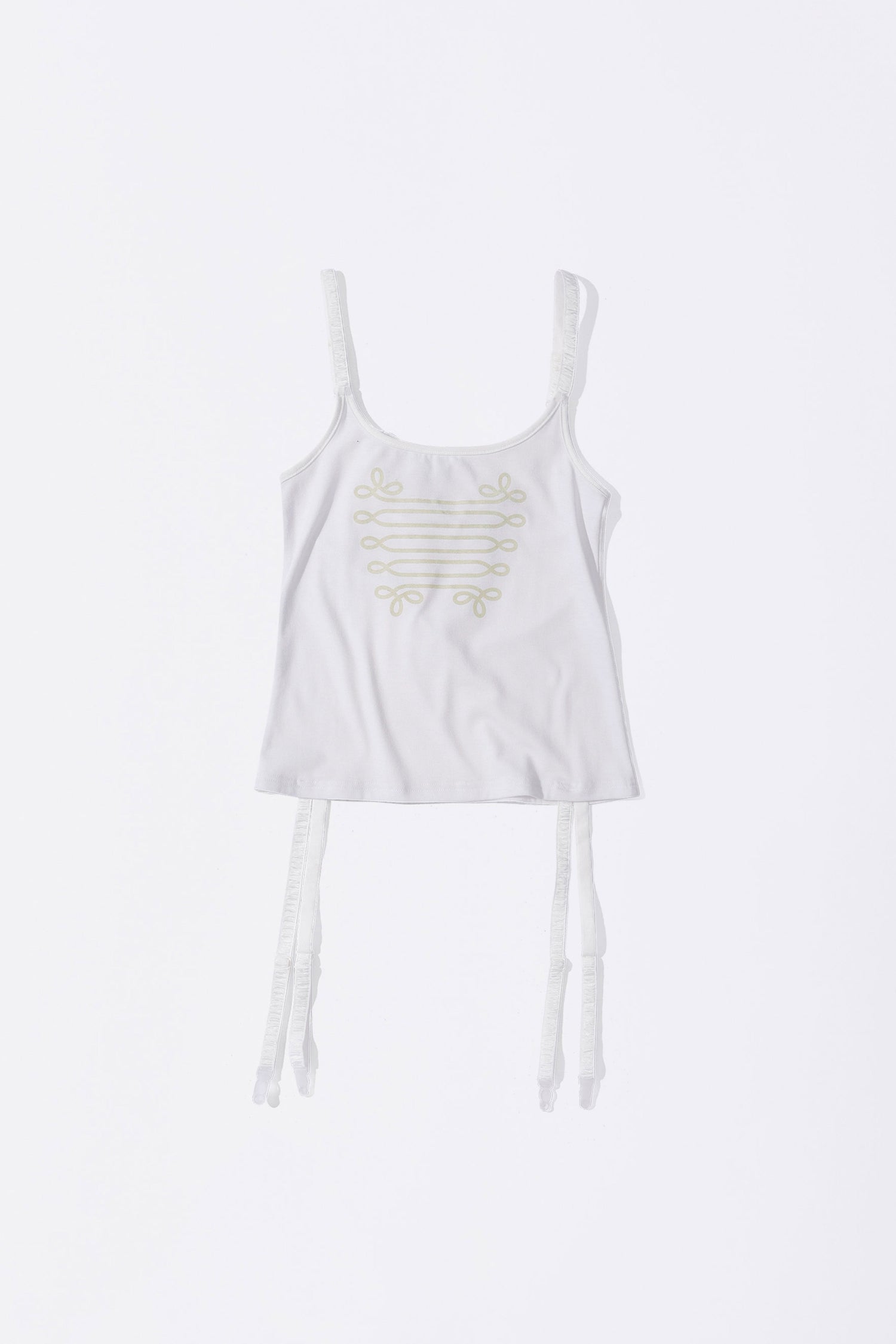 Garter Reversible Top White