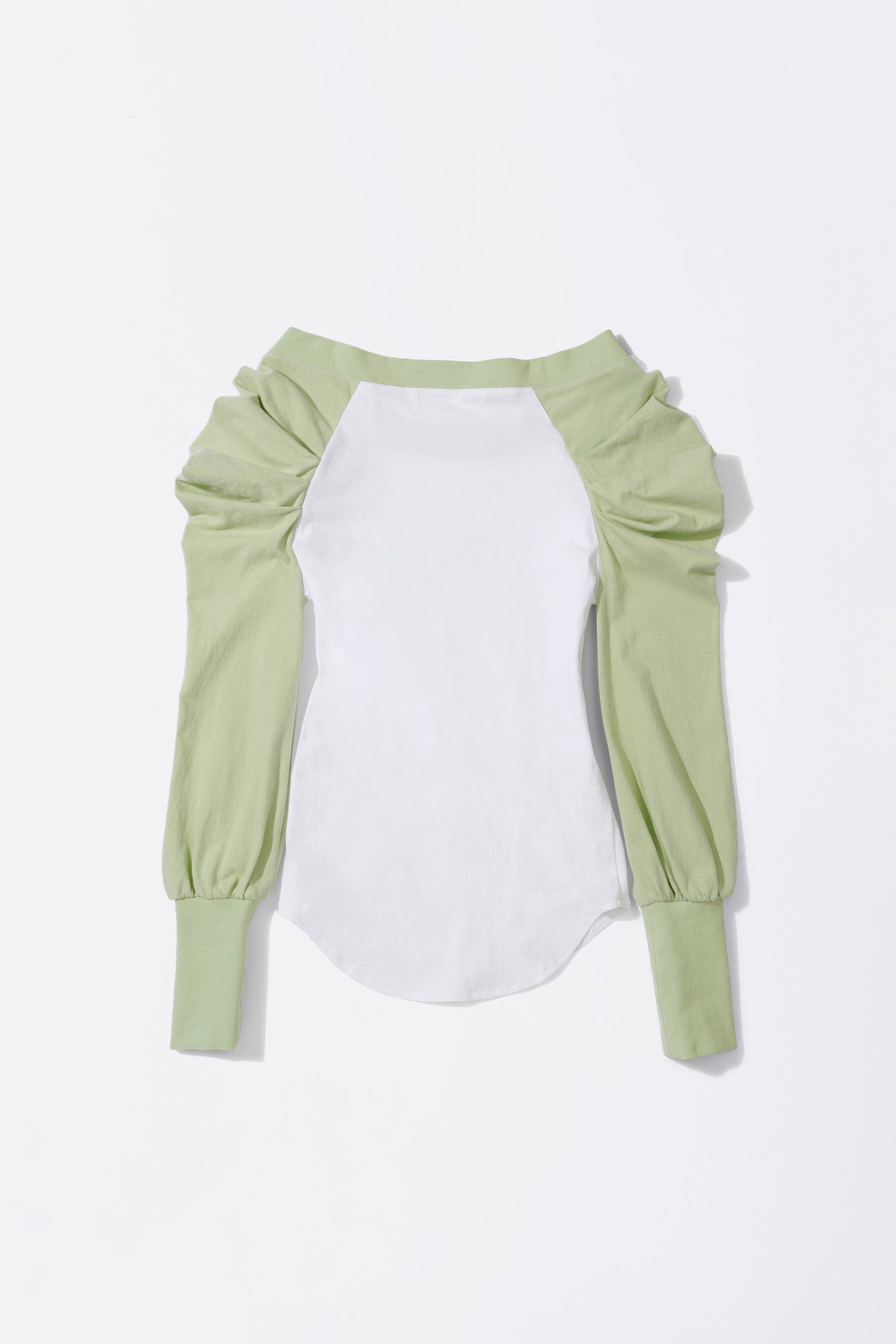 Love Off-Shoulder Tee Apple Green
