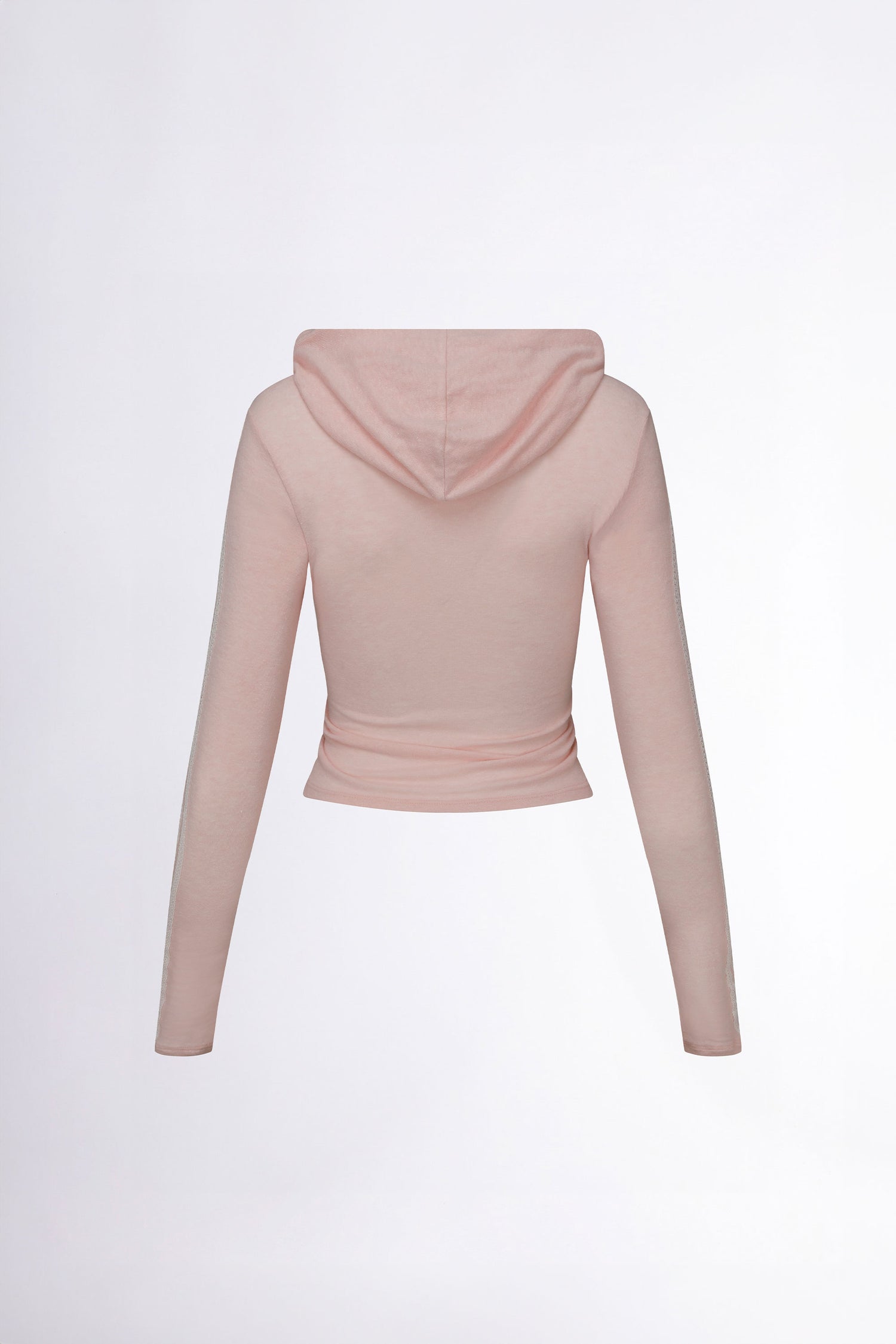 Rose Angora Hoodie Tee Peach Fuzz