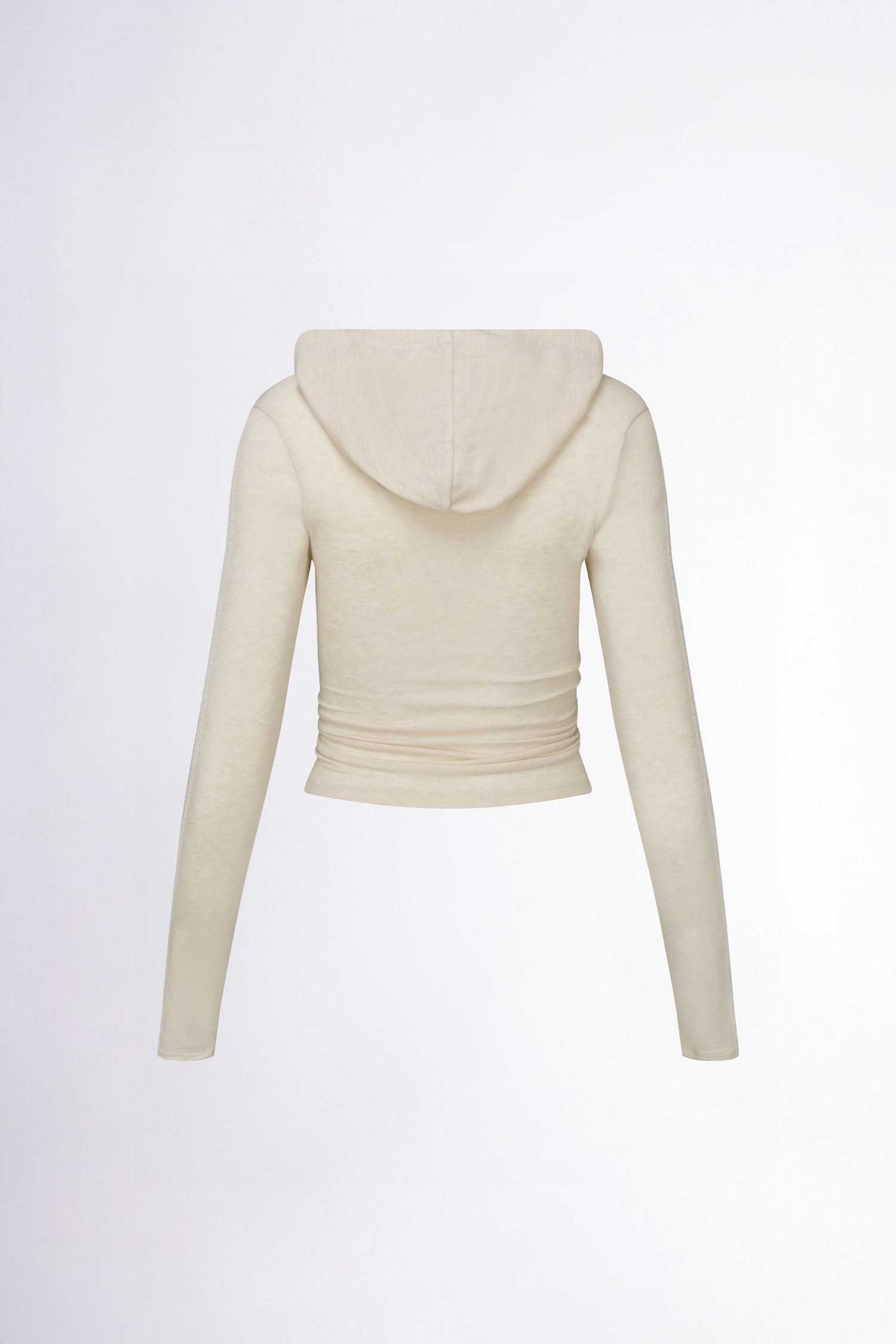 Rose Angora Hoodie Tee Raw