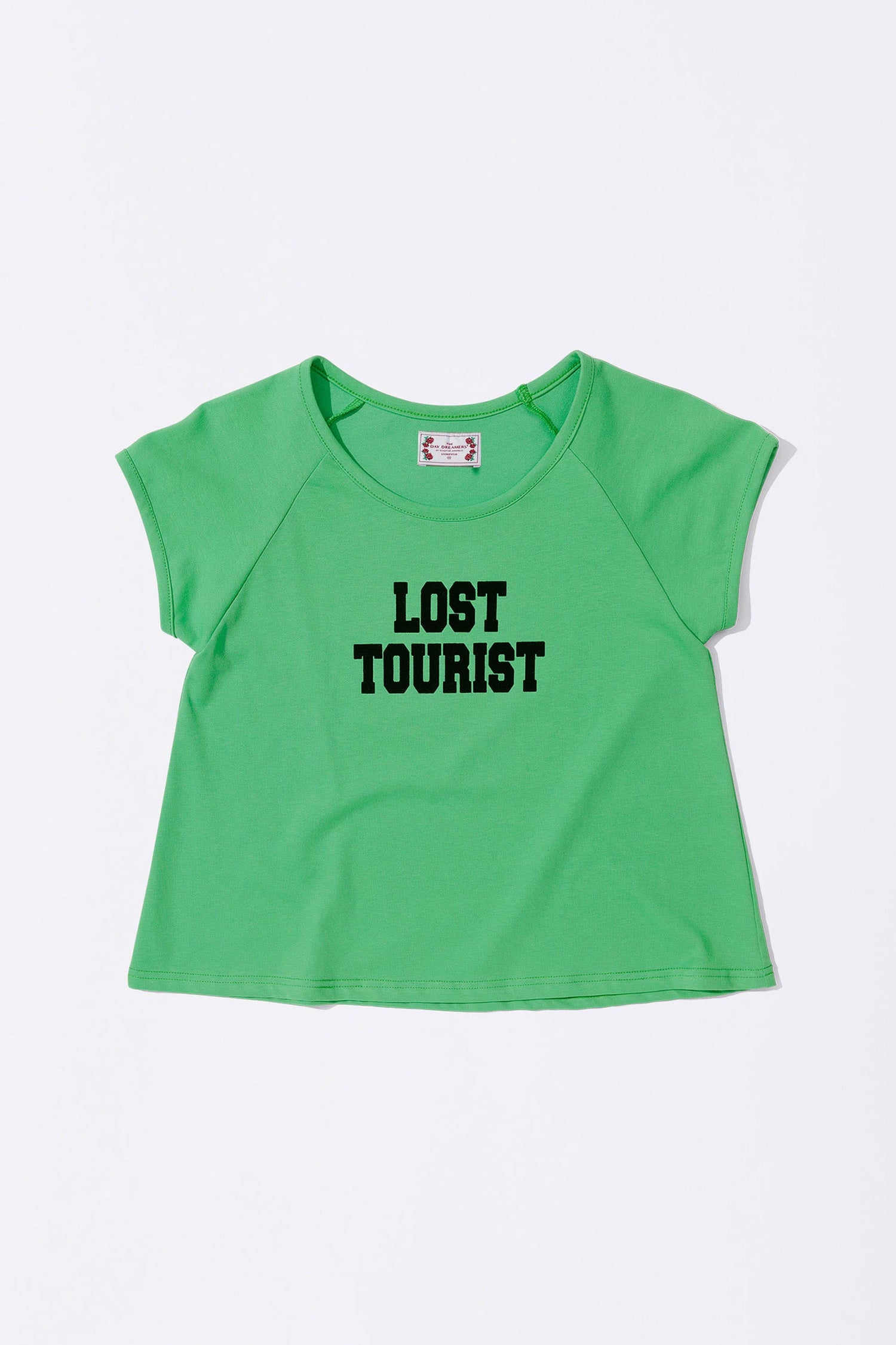 Lost Tourist Tee Neon Green