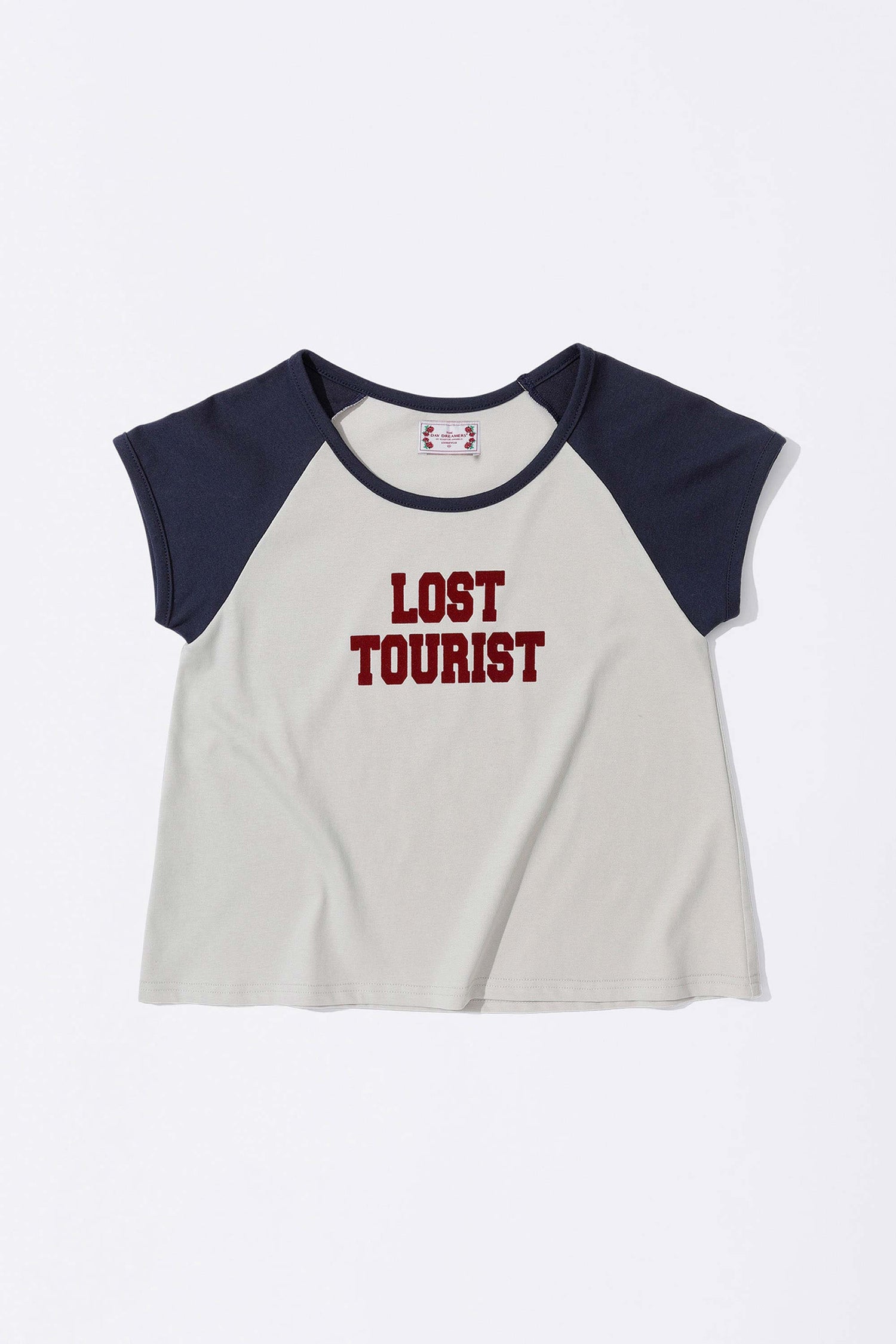 Lost Tourist Tee Raw/Dusty Navy