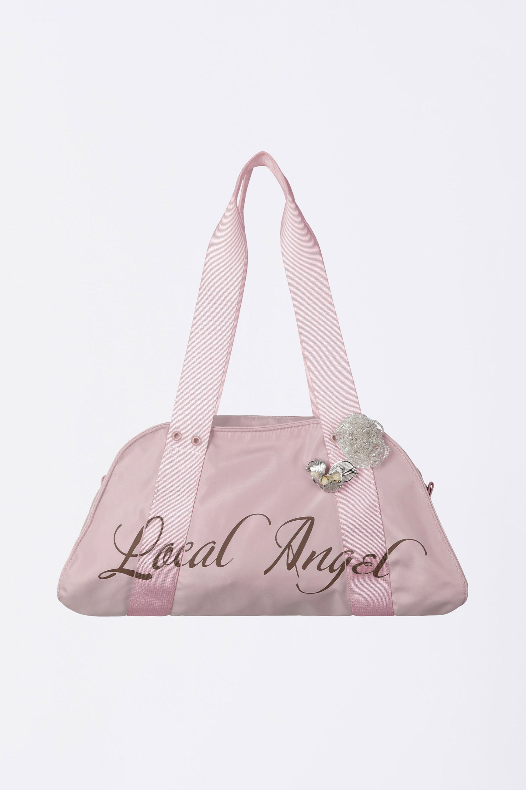 【SCULPTOR】Color Block Mini Duffle Bag Pink/Camel Local Angel Gym Bag Pink – Sculptor