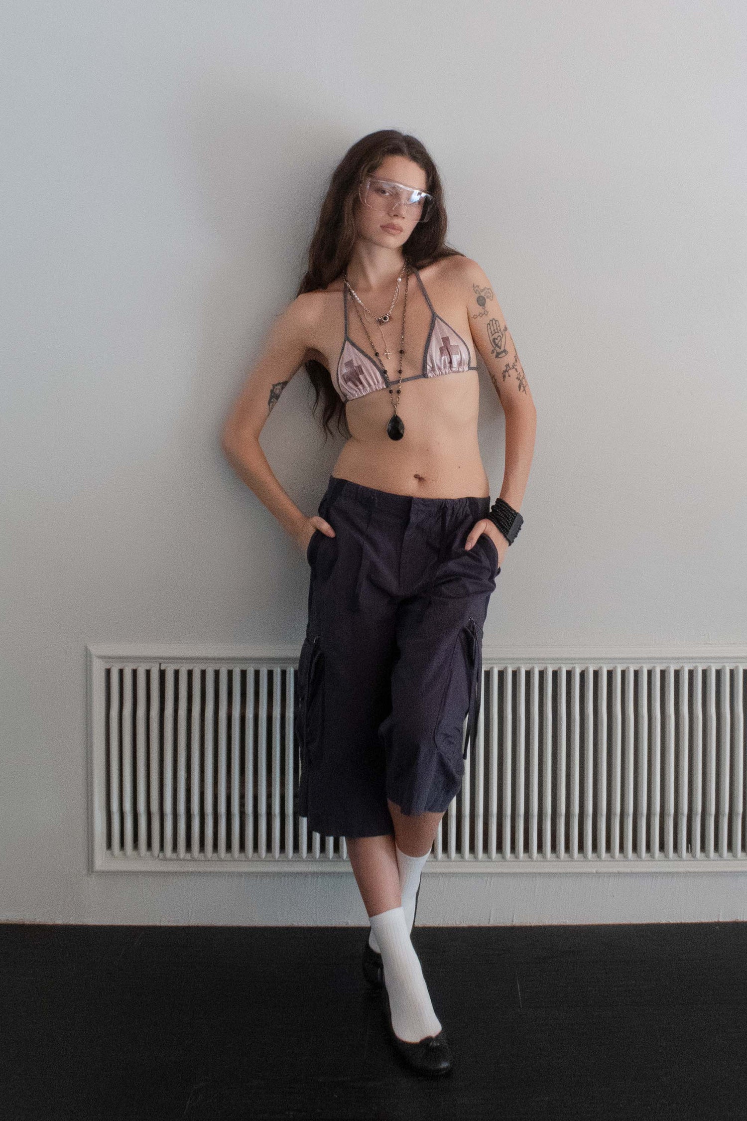 Bermuda Utility Pants Navy