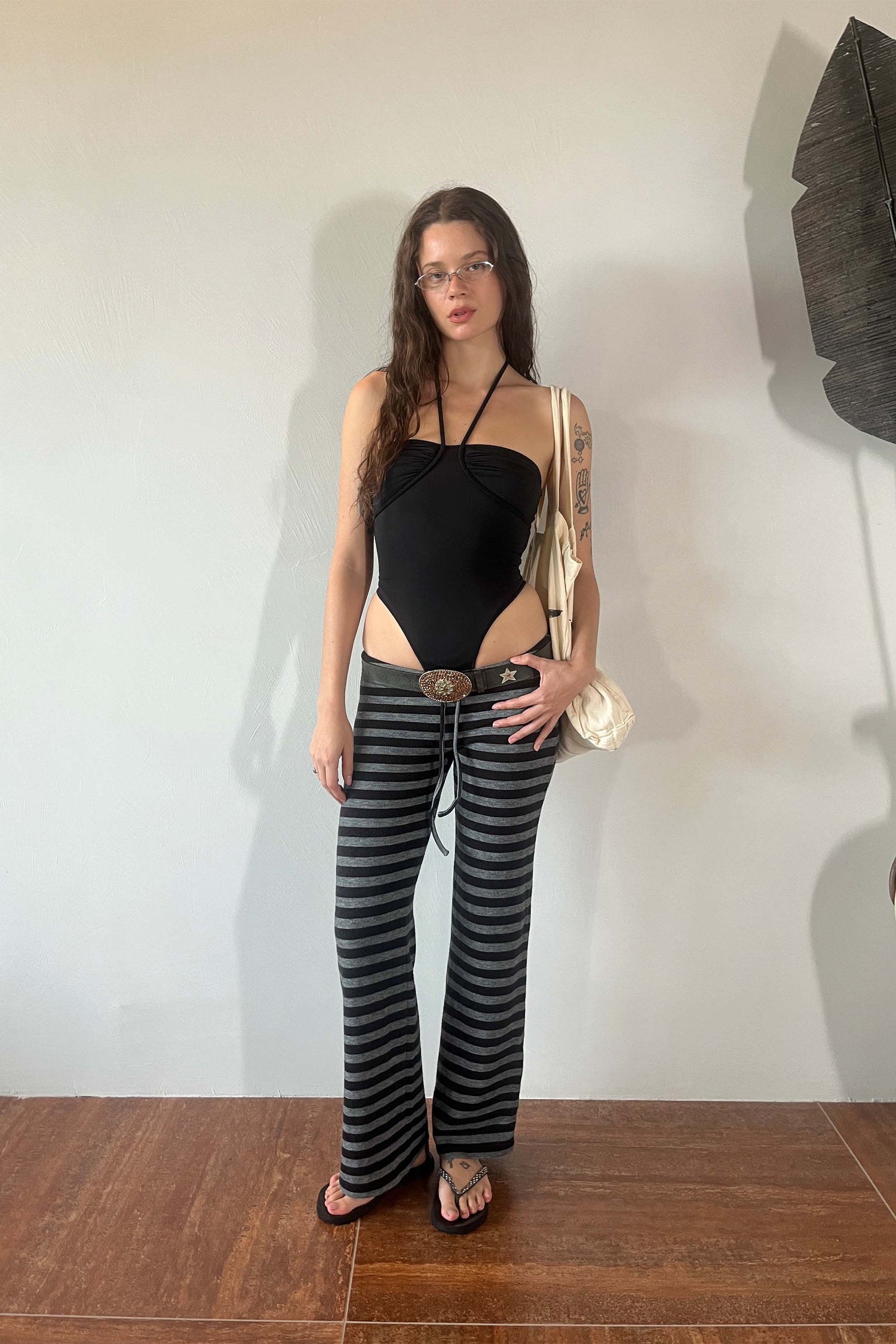 Braided Bodysuit Black