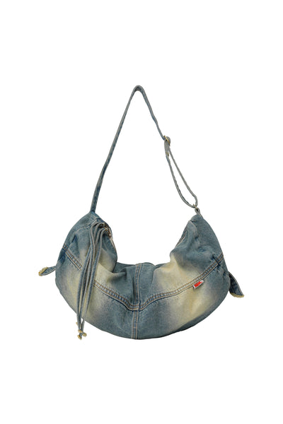 【SCULPTOR】Destroyed Denim Duffel Bag Vintage Ice Destroyed Denim Duffel Bag Vintage Ice – Sculptor