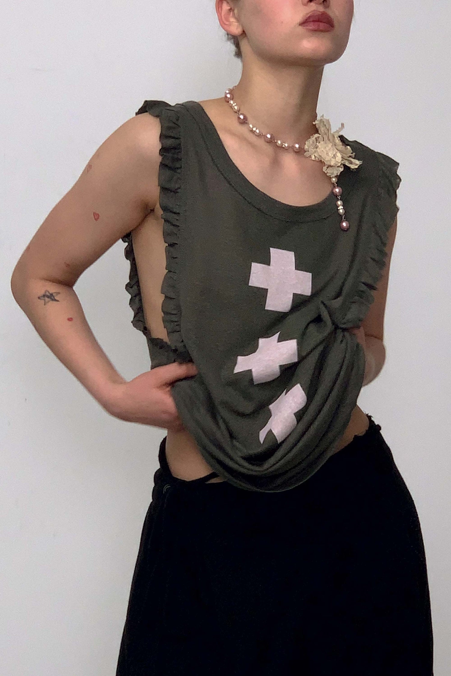 Emergency Muscle Tank Top Charcoal