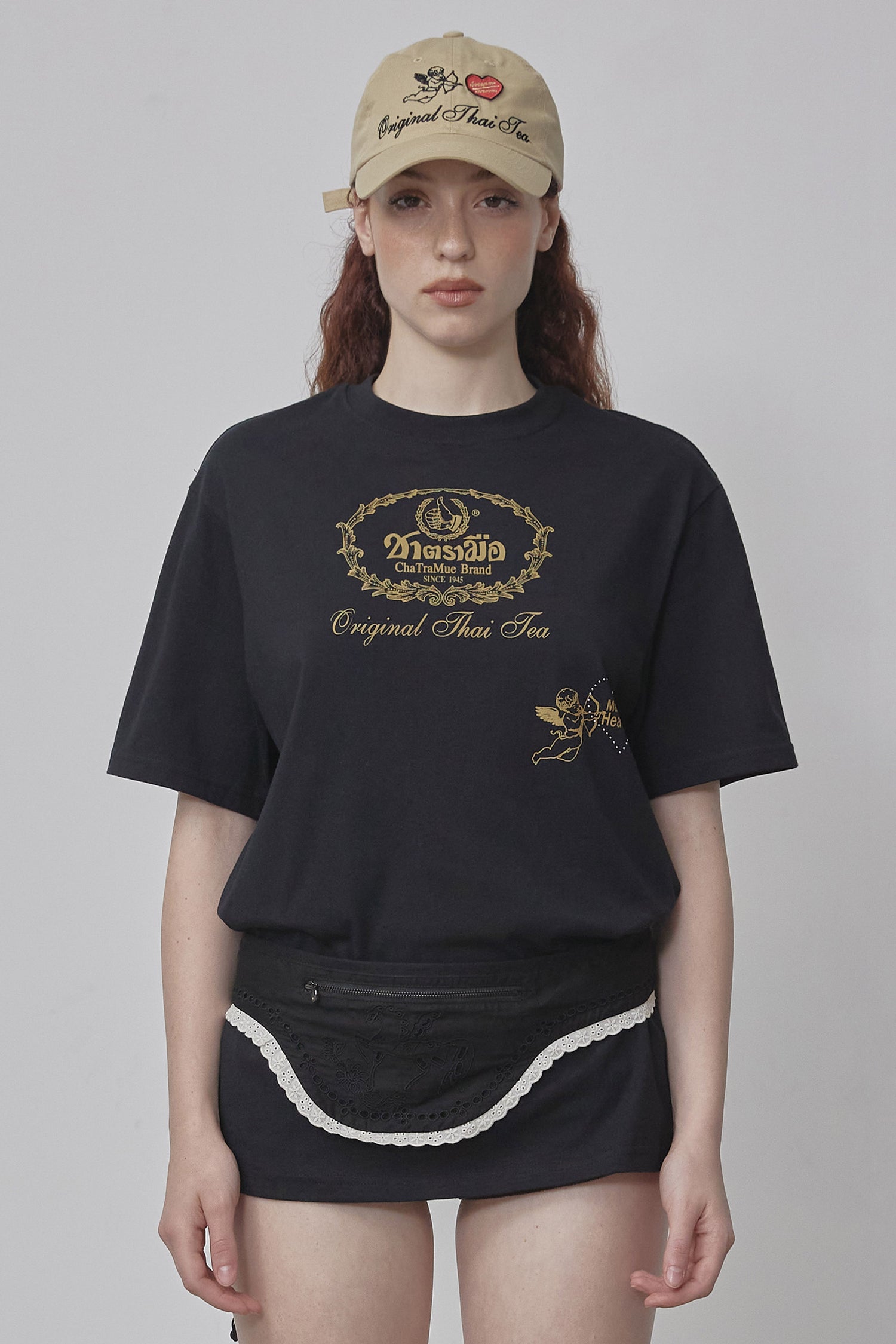 [Sculptor X Cha Tra Mue] Heavenly Thai Tee Black
