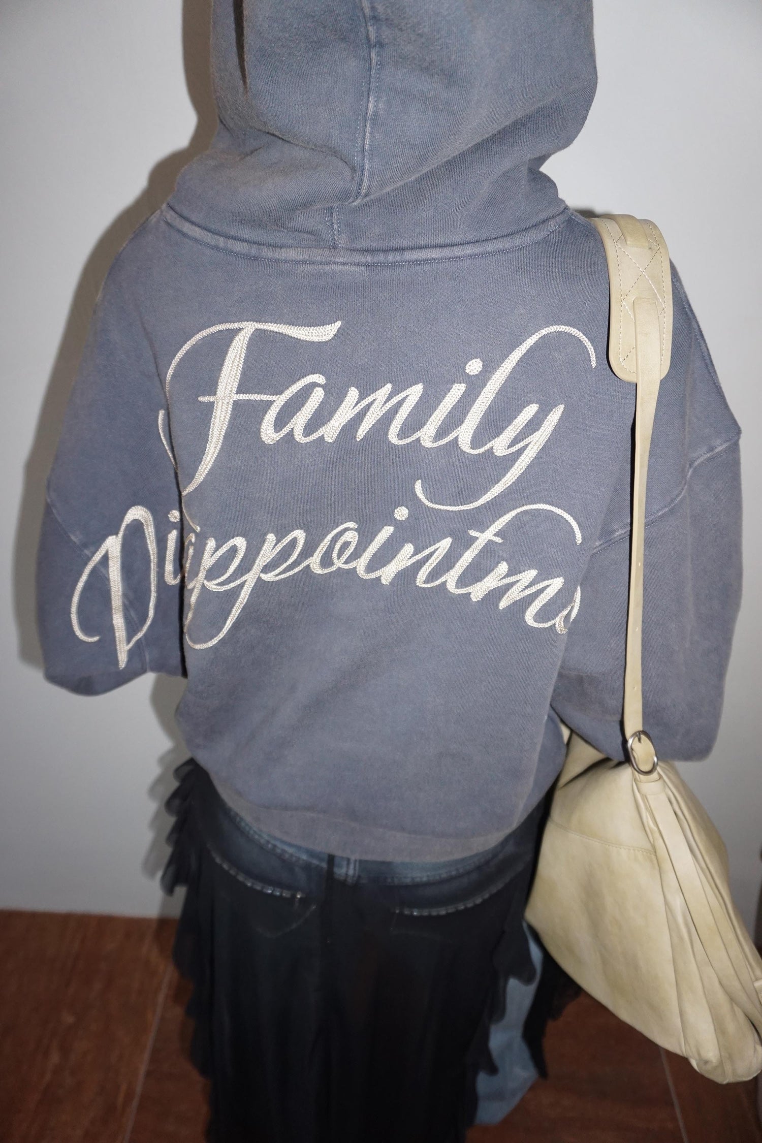 Bad Seed Washed Hoodie Zip-Up Dusty Blue