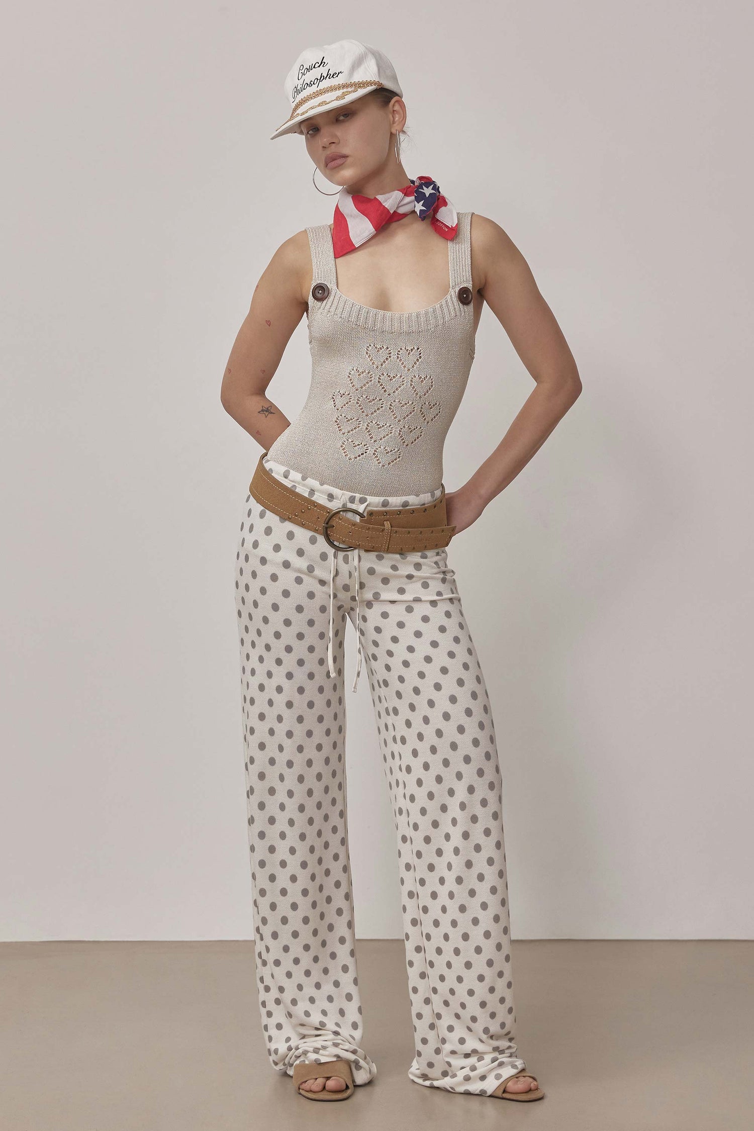 Summer To Go Pants Dotted