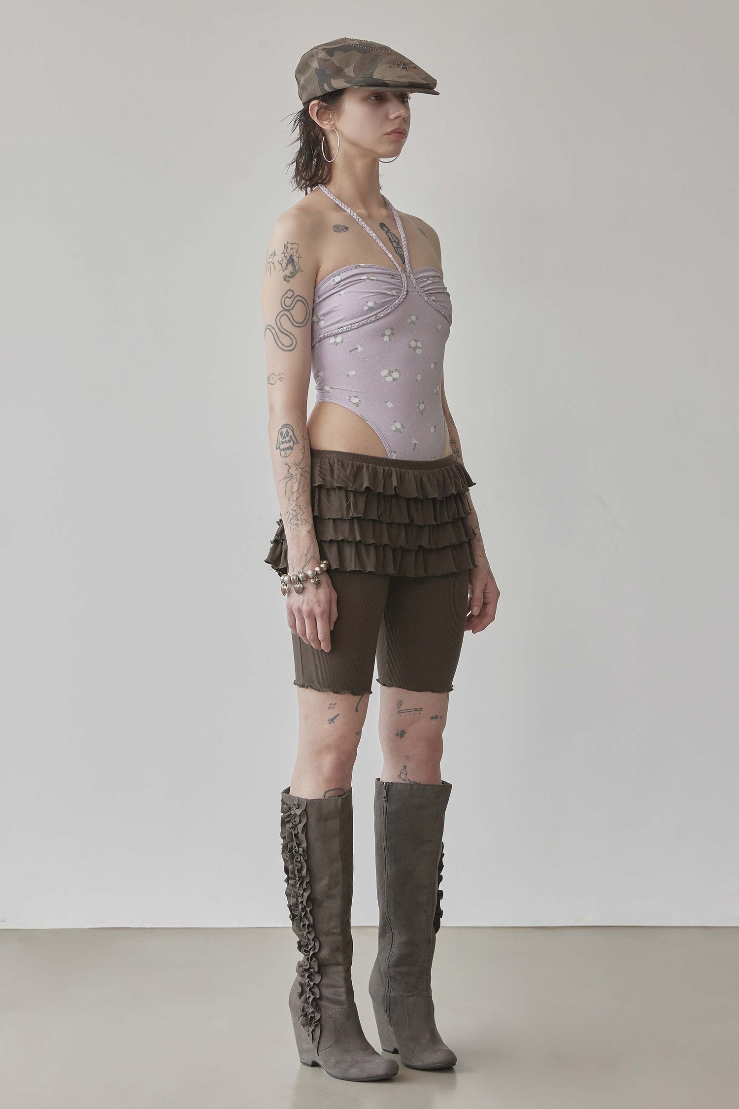Braided Bodysuit Lavender