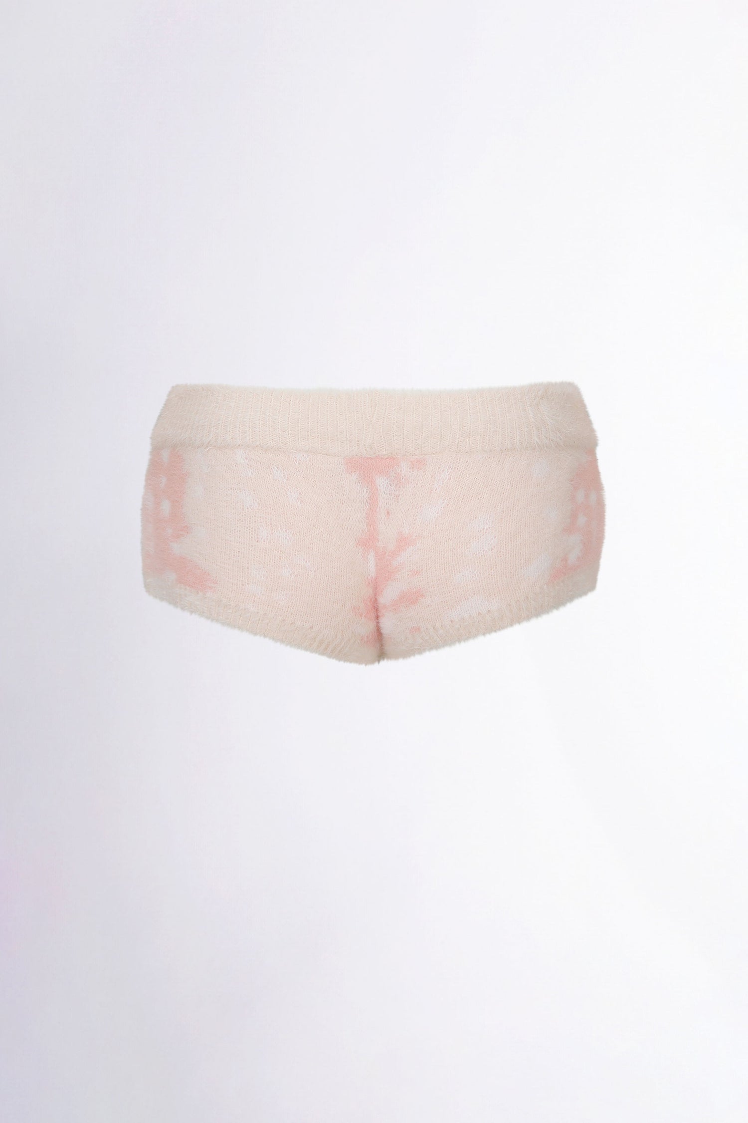Rudolph Fur Shorts Pink