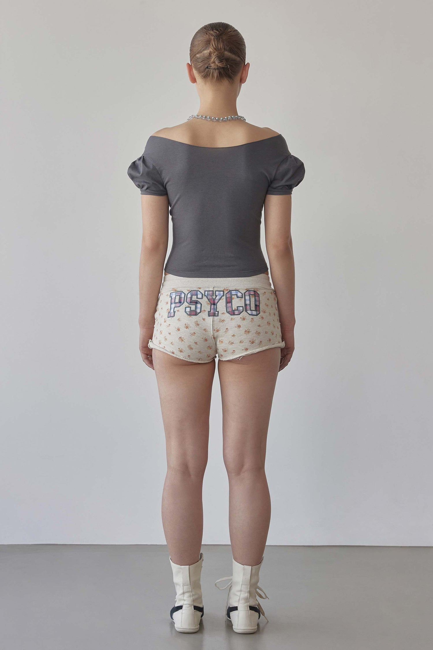 Princess 2way Tee Charcoal