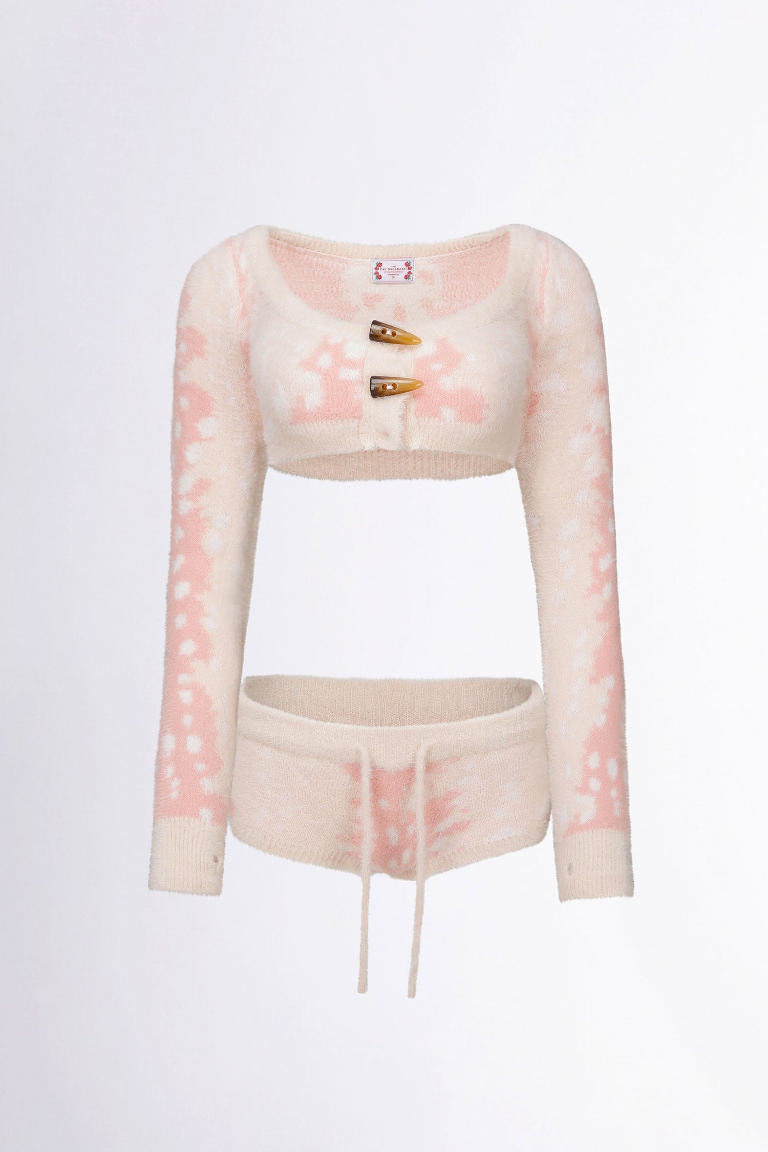 Rudolph Fur Shorts Pink