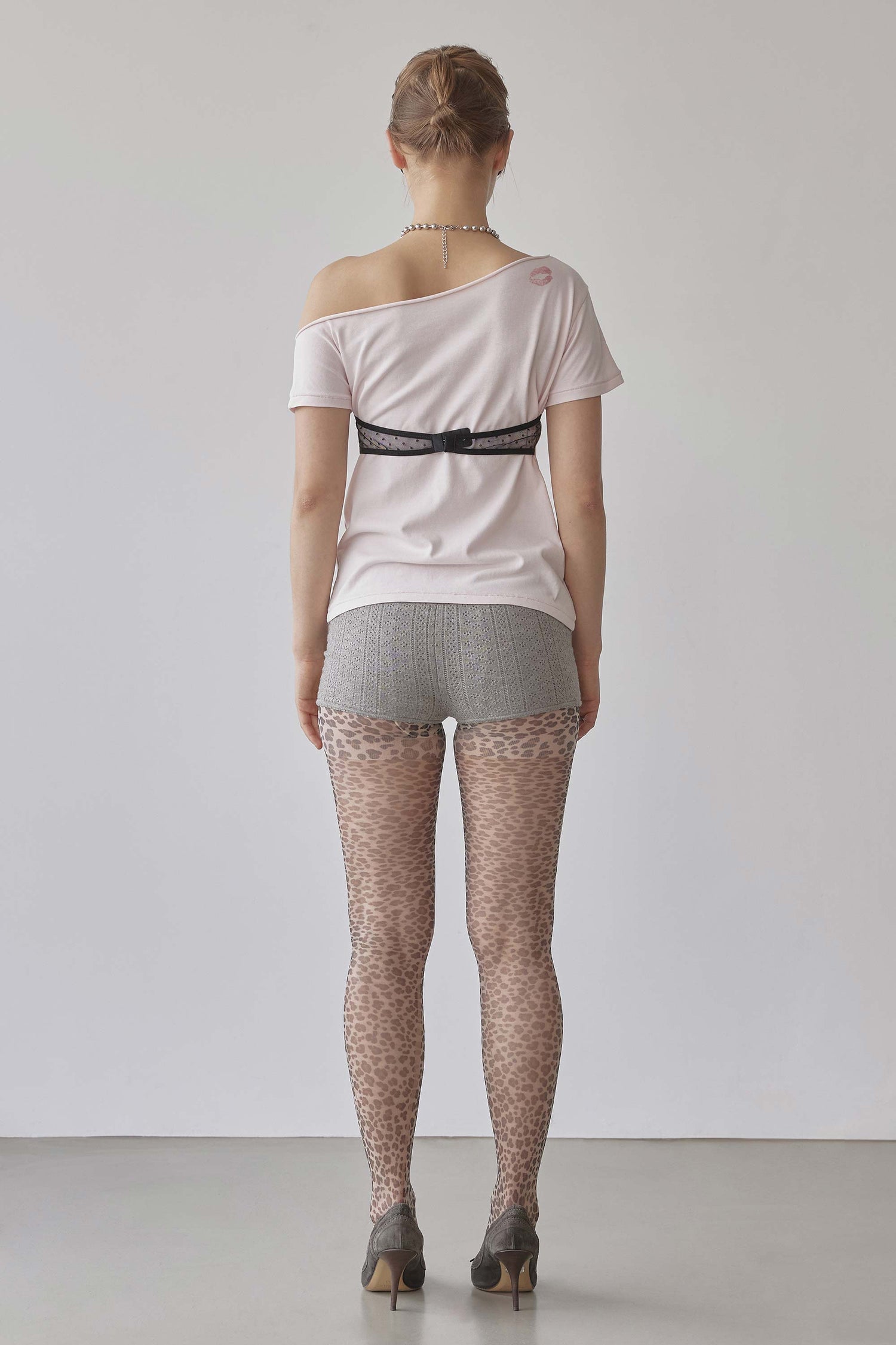 Hook Me Up Layered Tee Pale Pink