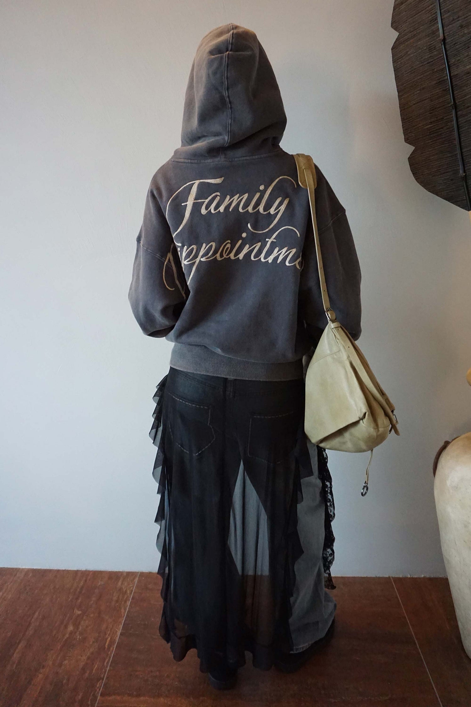 Bad Seed Washed Hoodie Zip-Up Dusty Blue