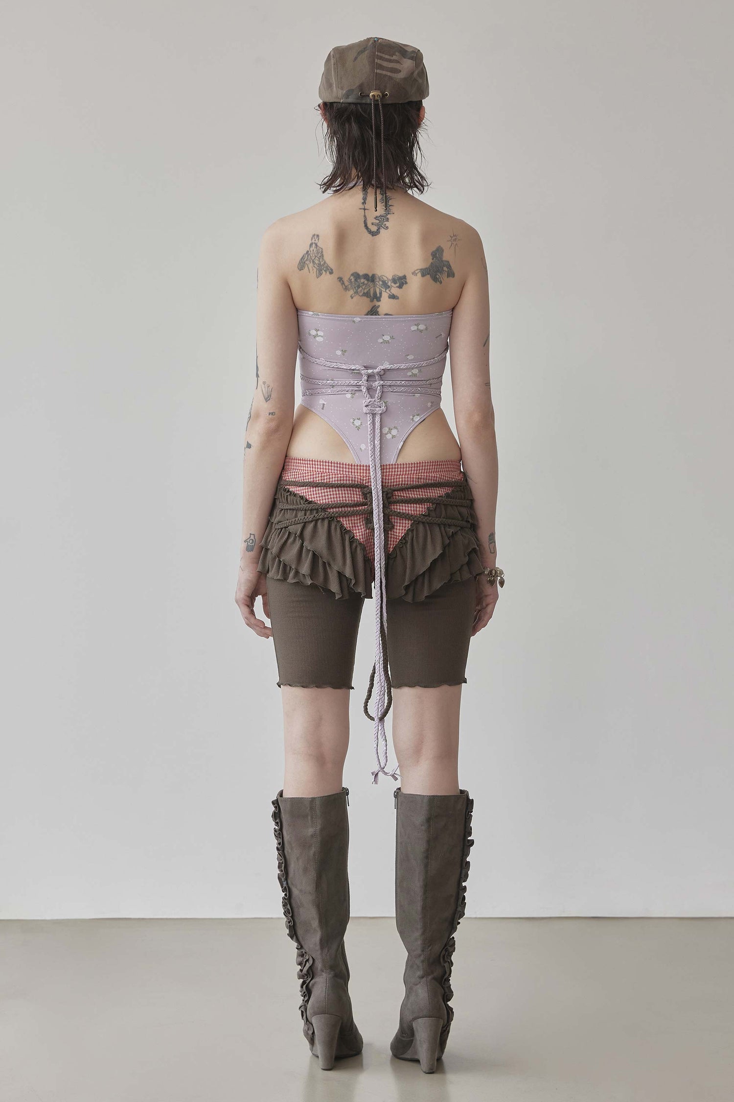 Braided Bodysuit Lavender