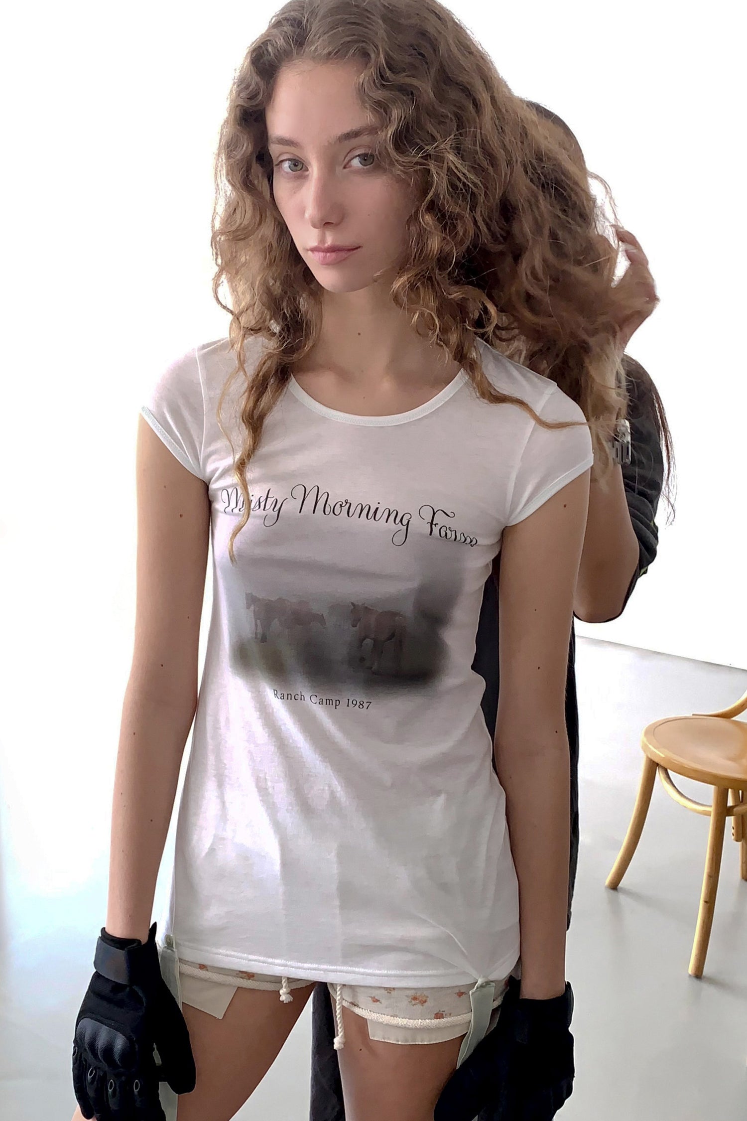 Ranch Lingerie Tee White