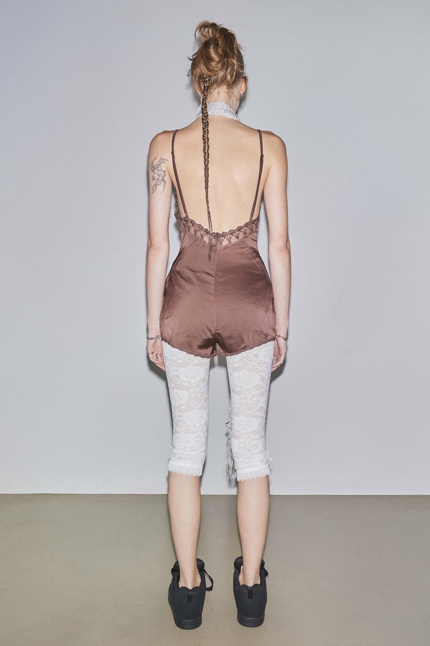 Lingerie Body Romper Deep Brown