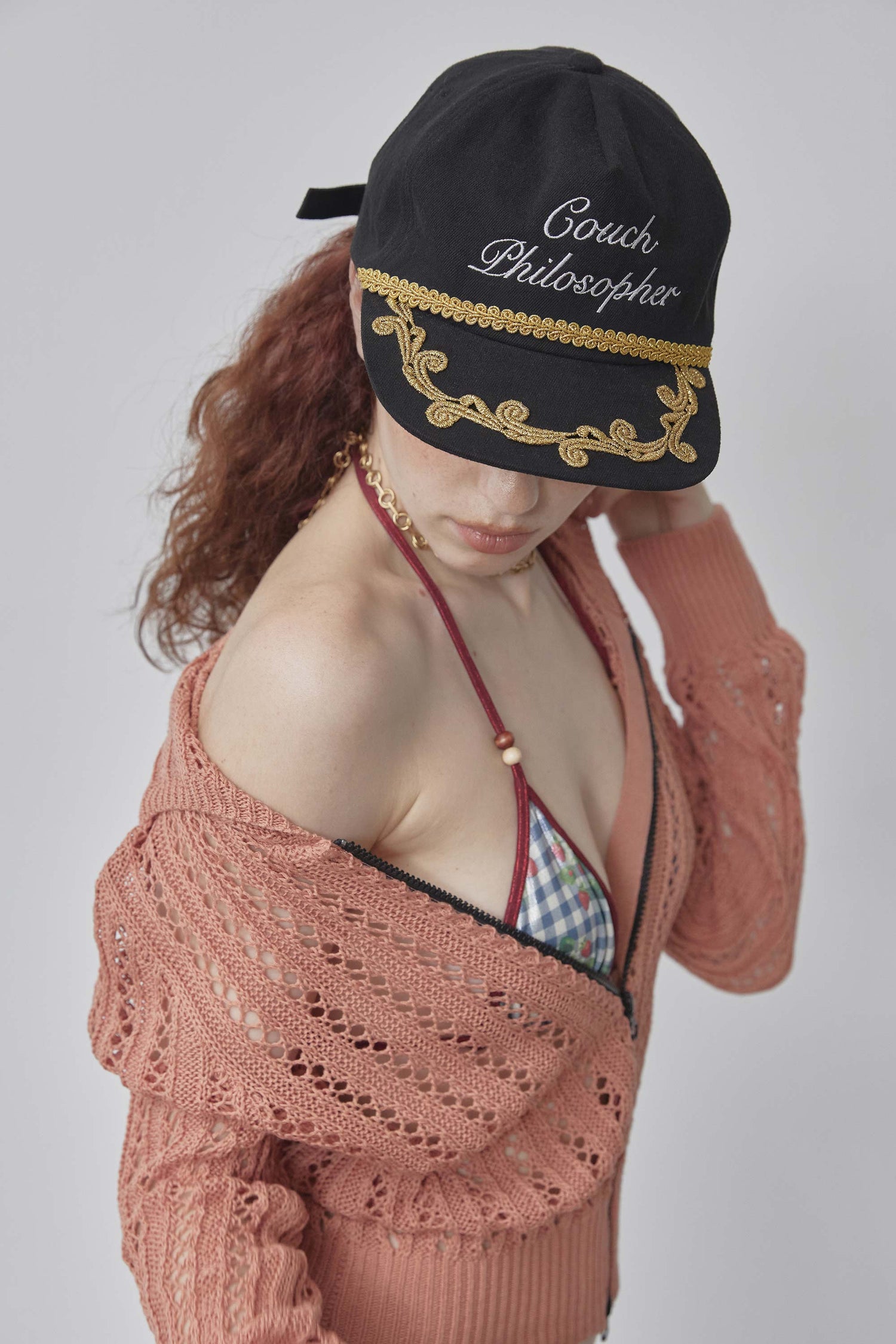 Lazy Philosopher Cap Black