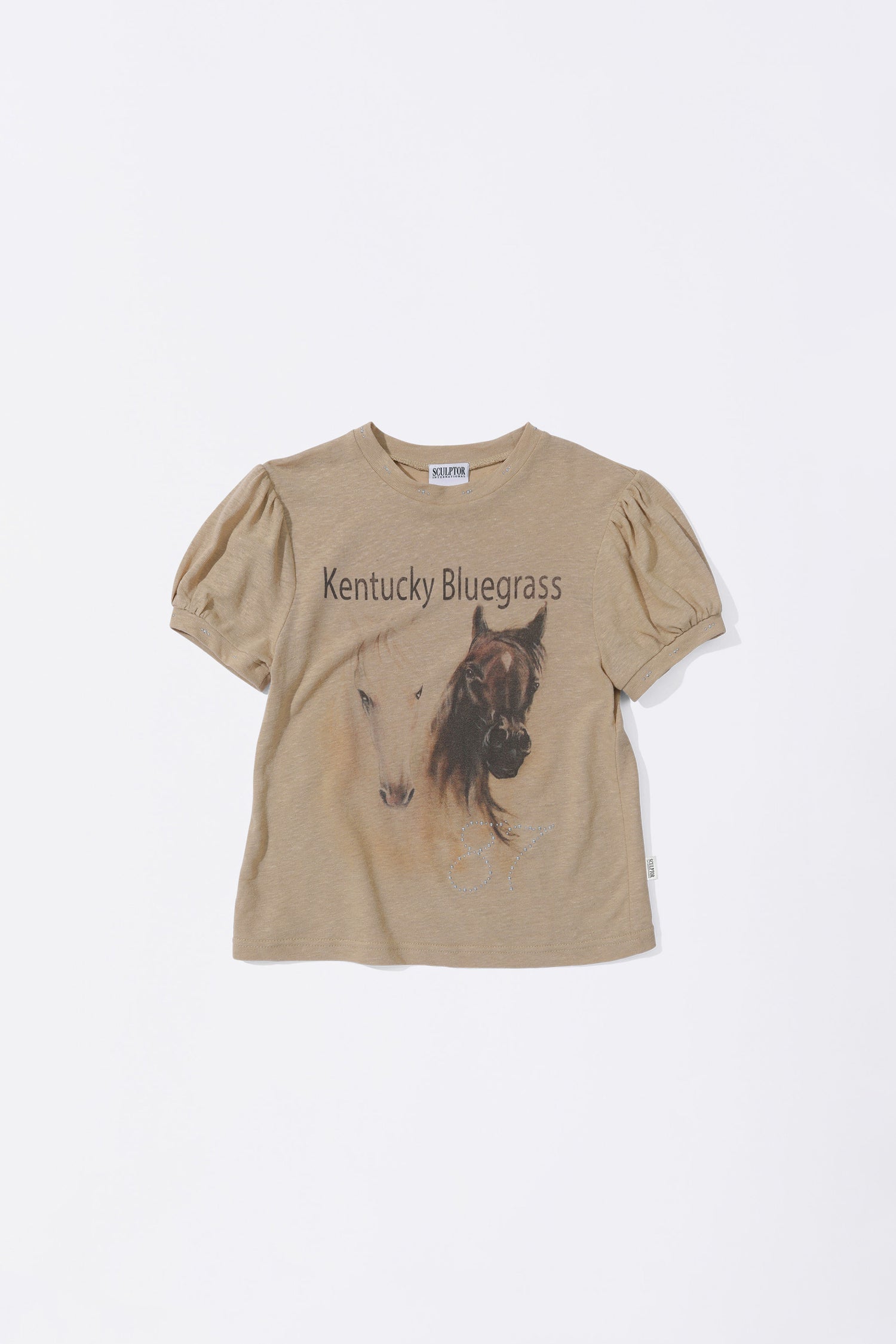 Kentucky Stud Baby Tee Beige
