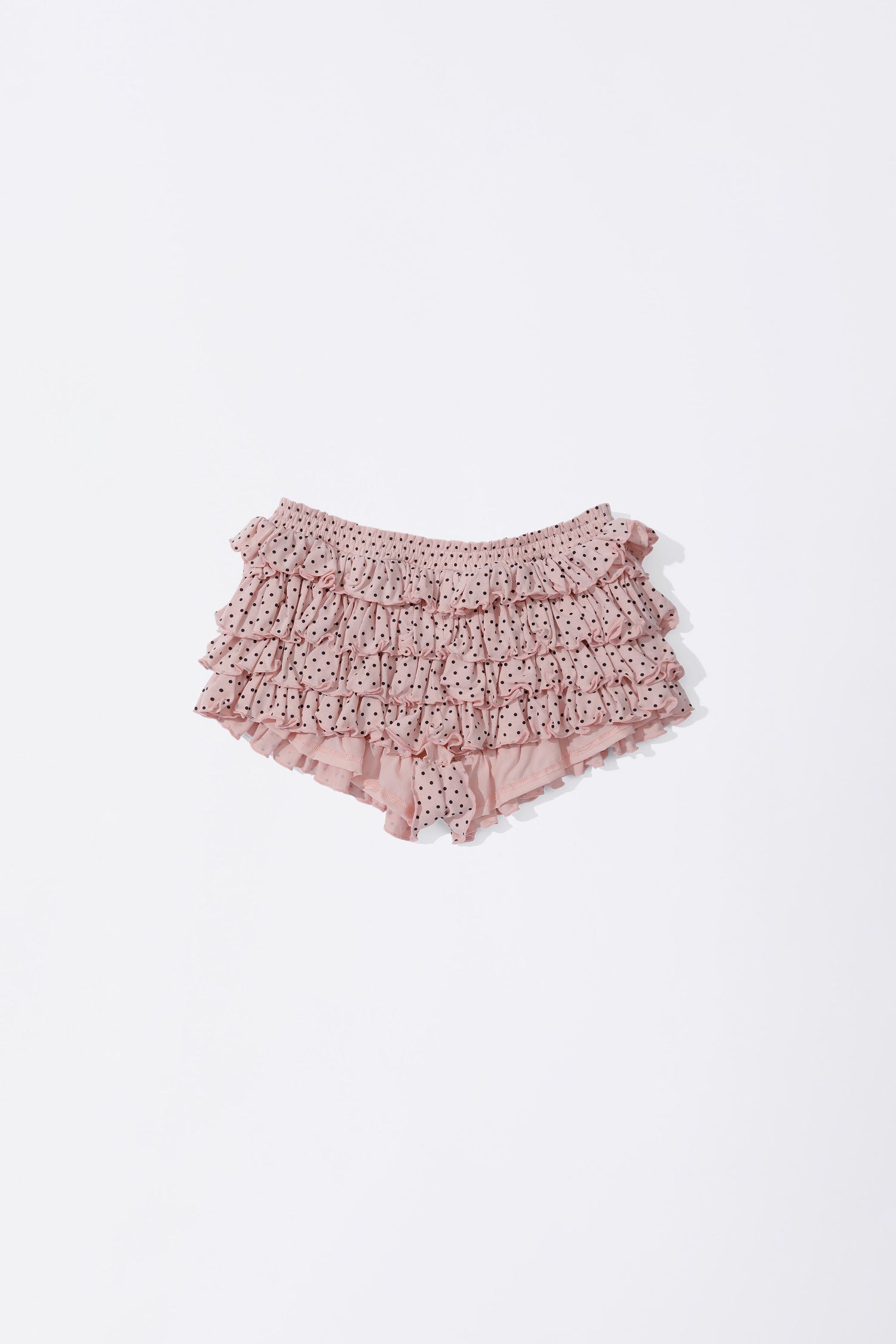 Dot Volumer Shorts Pink