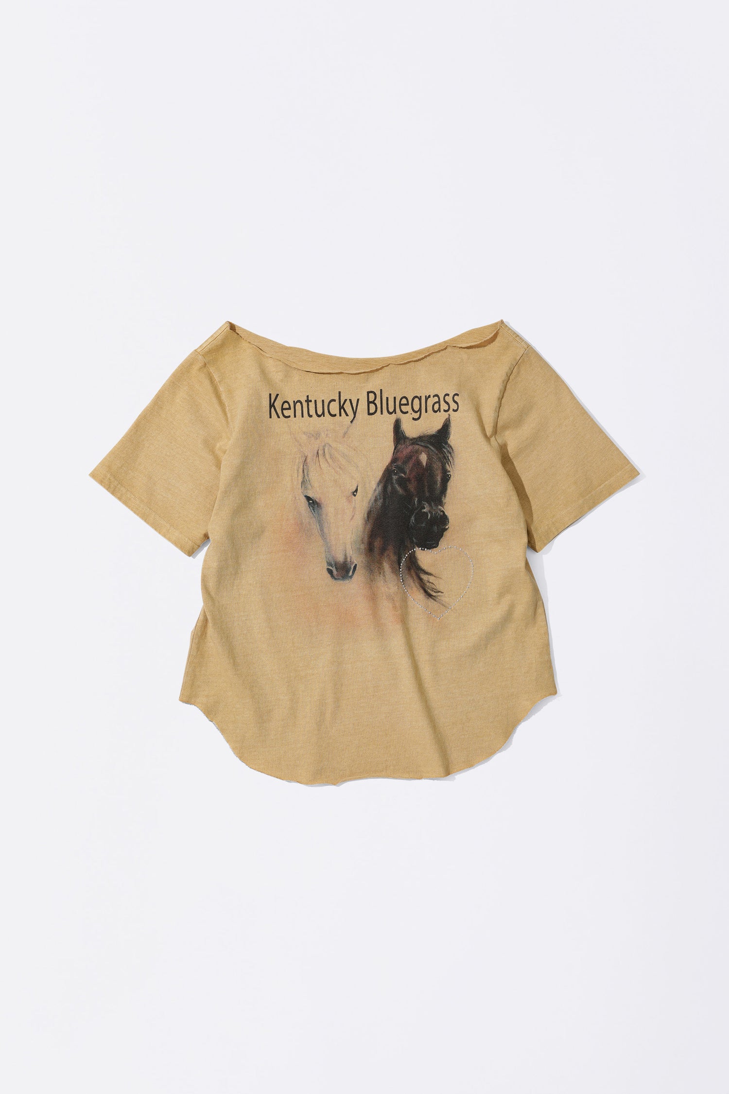 Sheriff Cut Out Tee Yellow