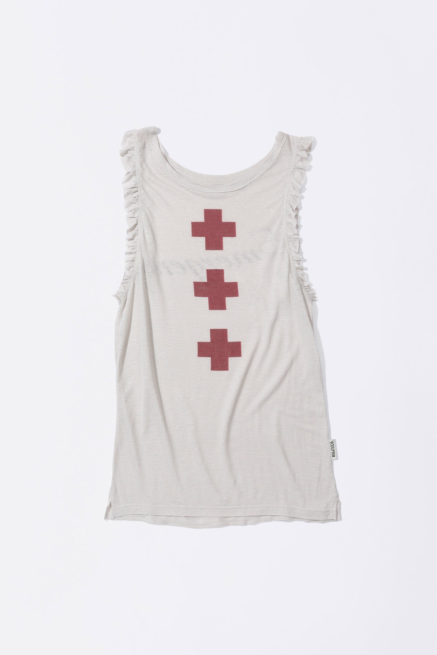 Emergency Muscle Tank Top White