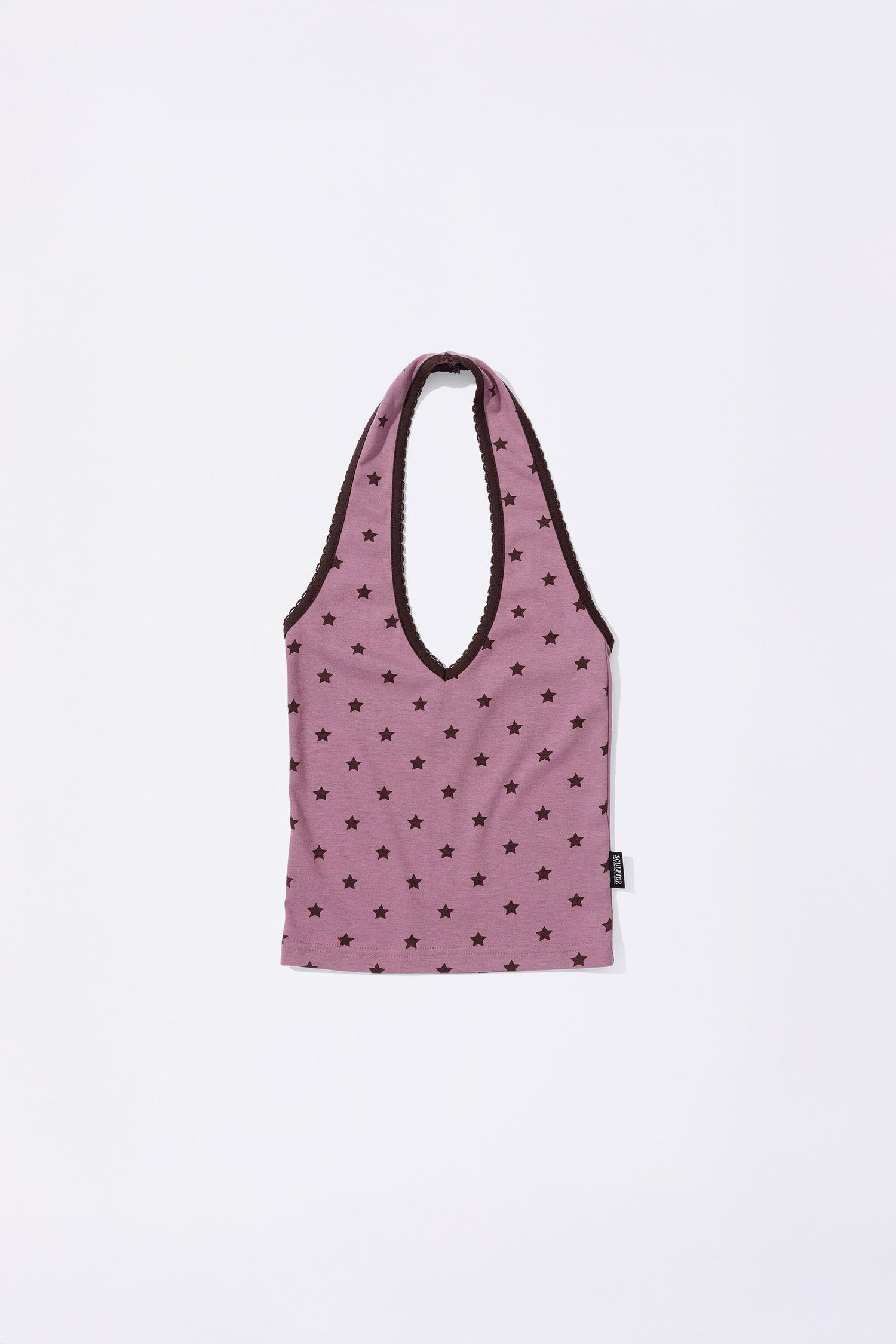 Star Halter Top Plum Pink