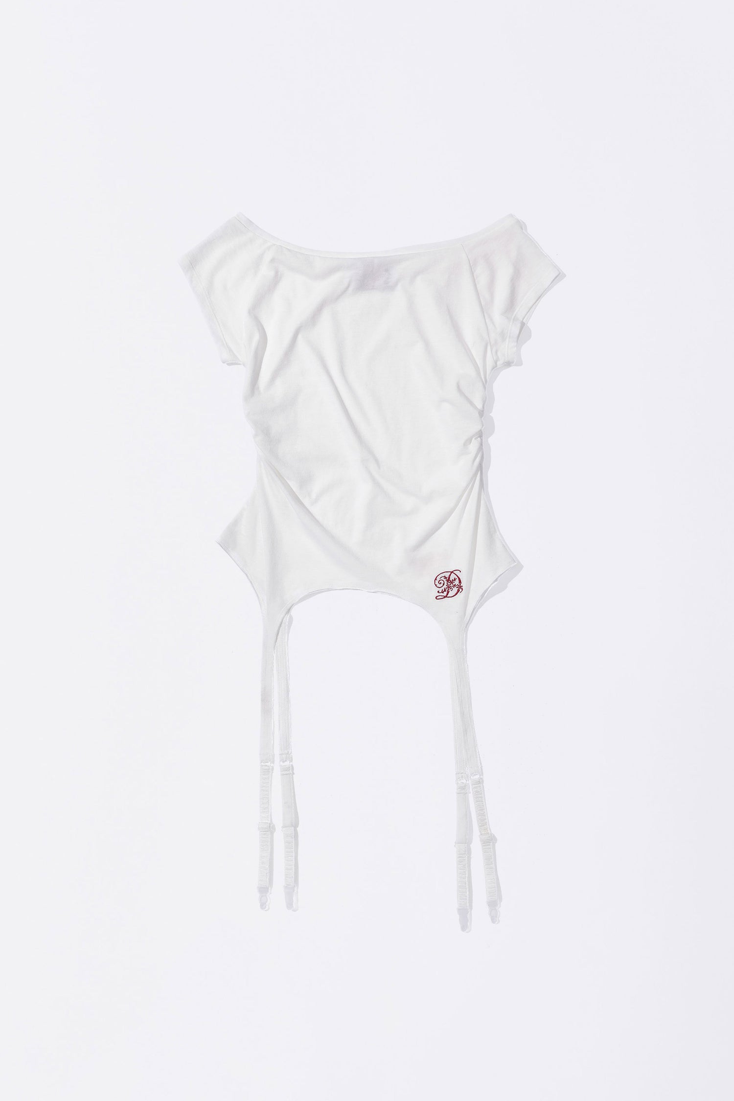 Garter Belt Tee White