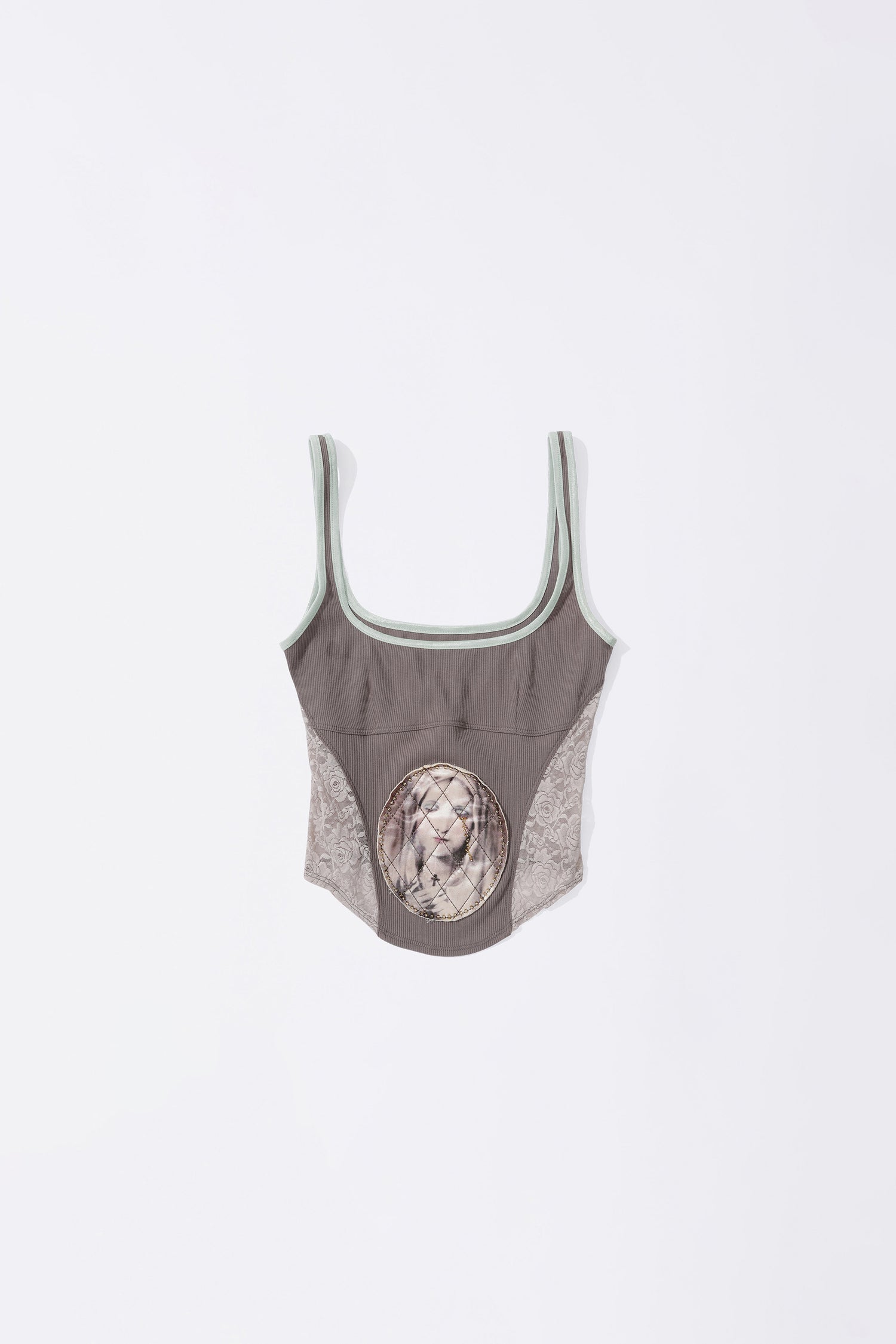 Beaded Maria Top Mocha