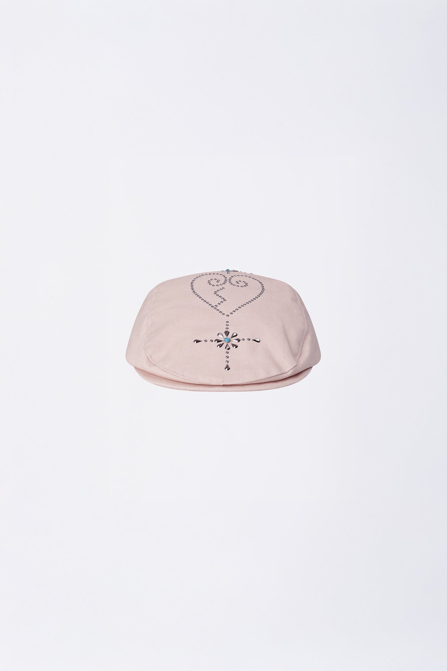 Boho Stud Hunting Cap Dusty Pink