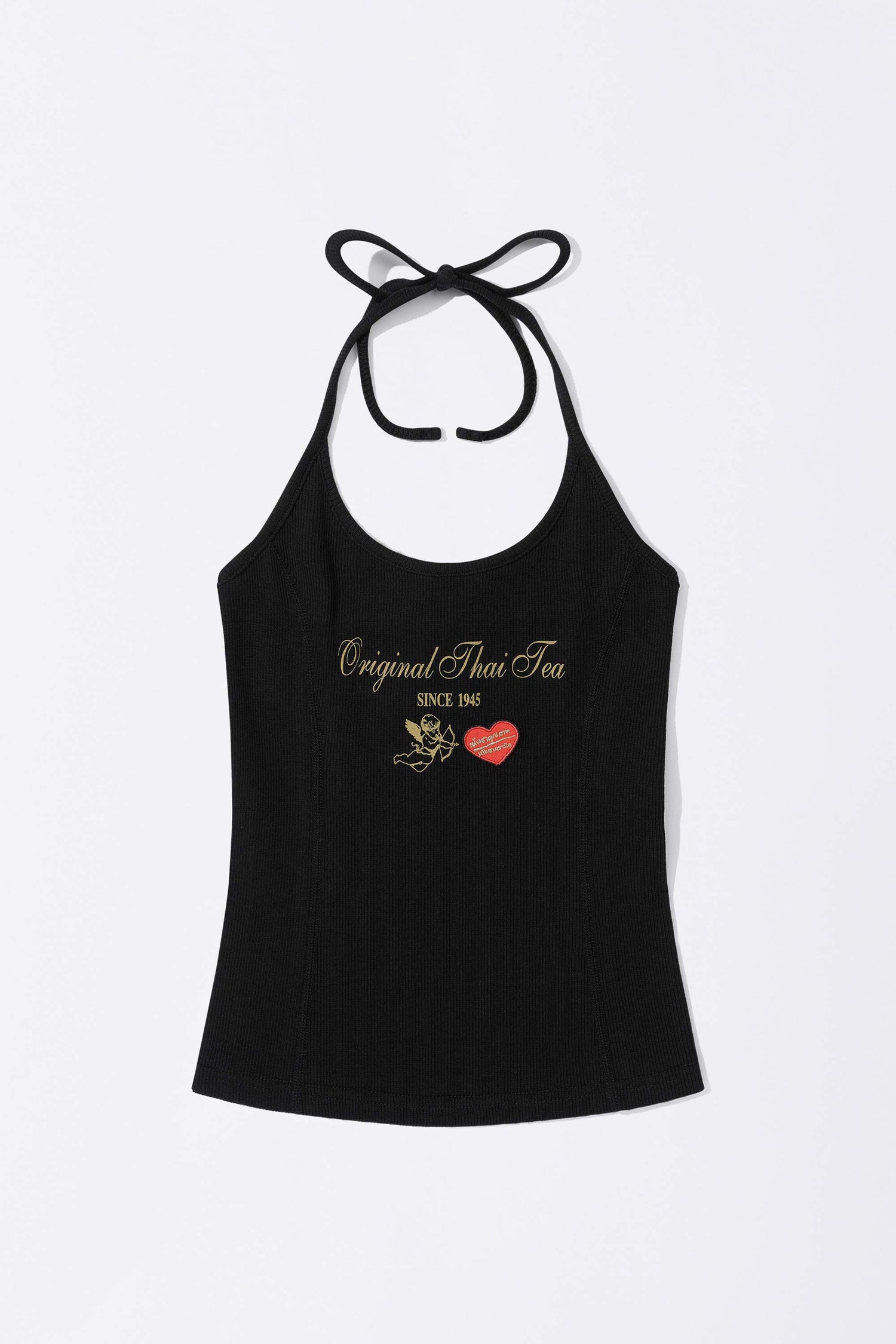 [Sculptor X Cha Tra Mue] Heavenly Thai Tee Sleeveless Black