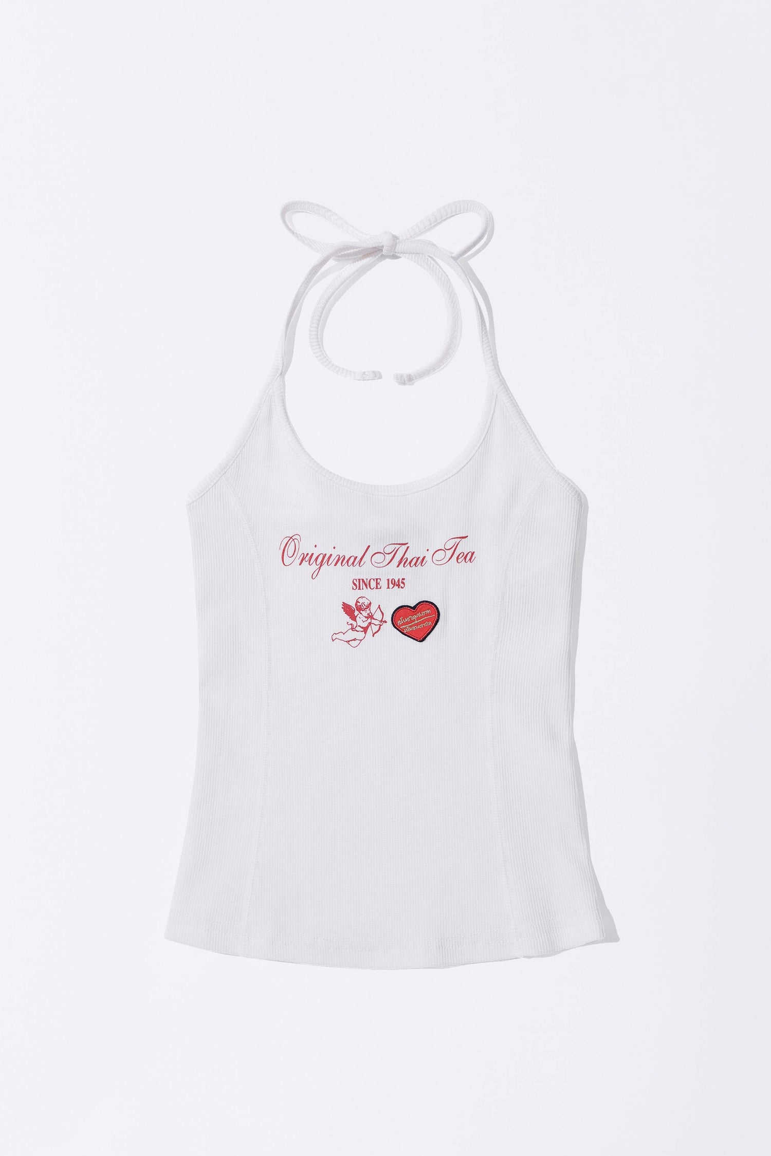 [Sculptor X Cha Tra Mue] Heavenly Thai Tee Sleeveless White